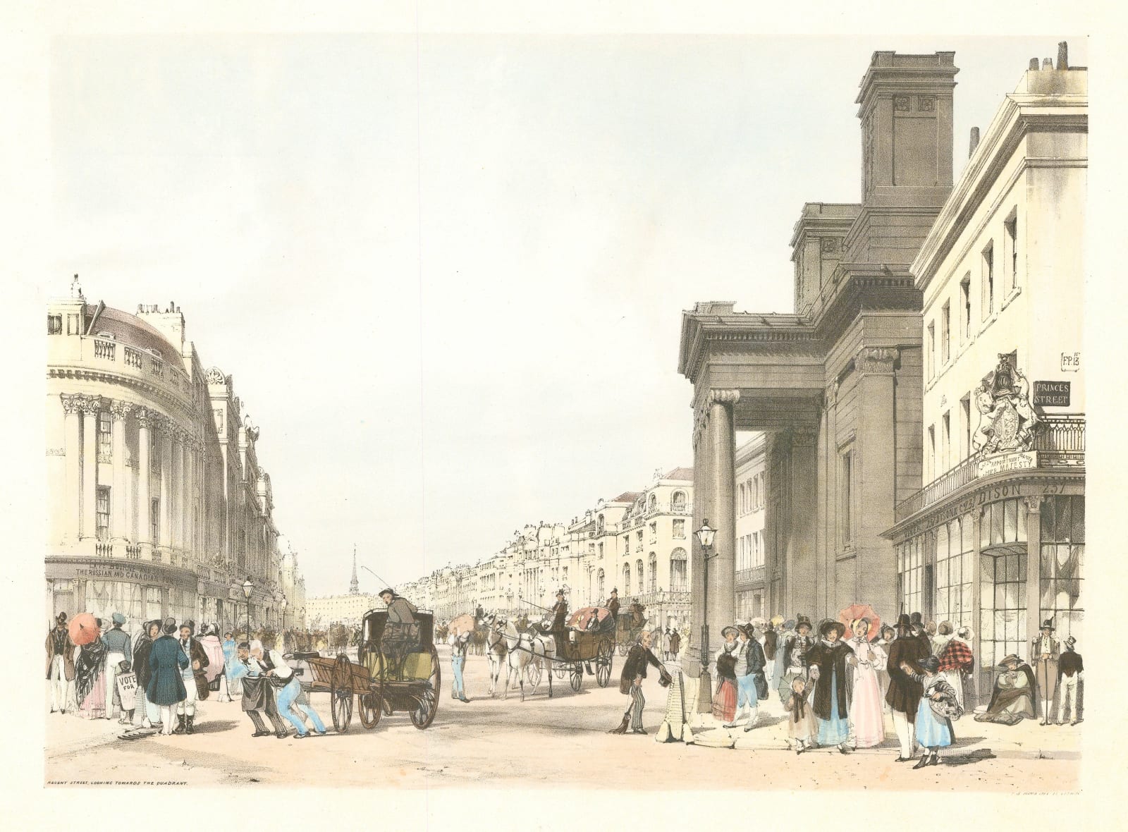 Thomas Shotter Boys, London - Regent Street, 1842