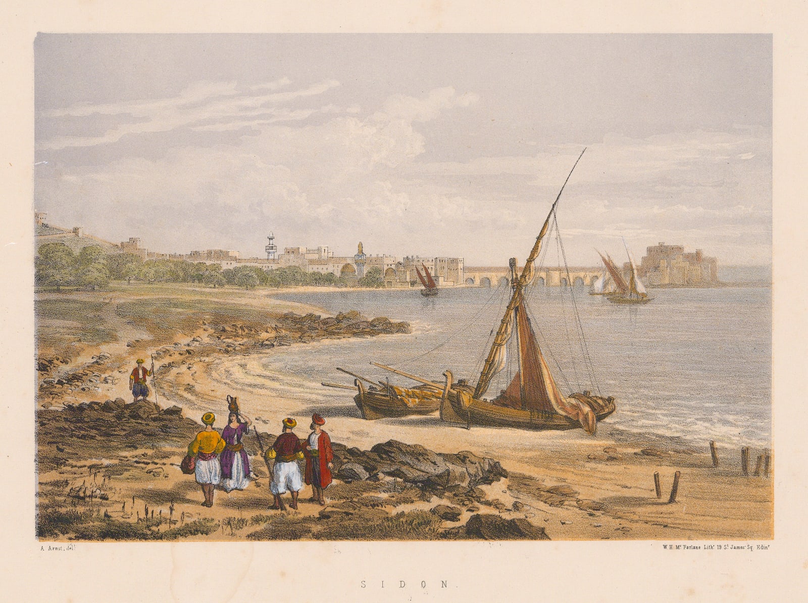 WHM McFarlane, Lebanon - Sidon, 1880 c.
