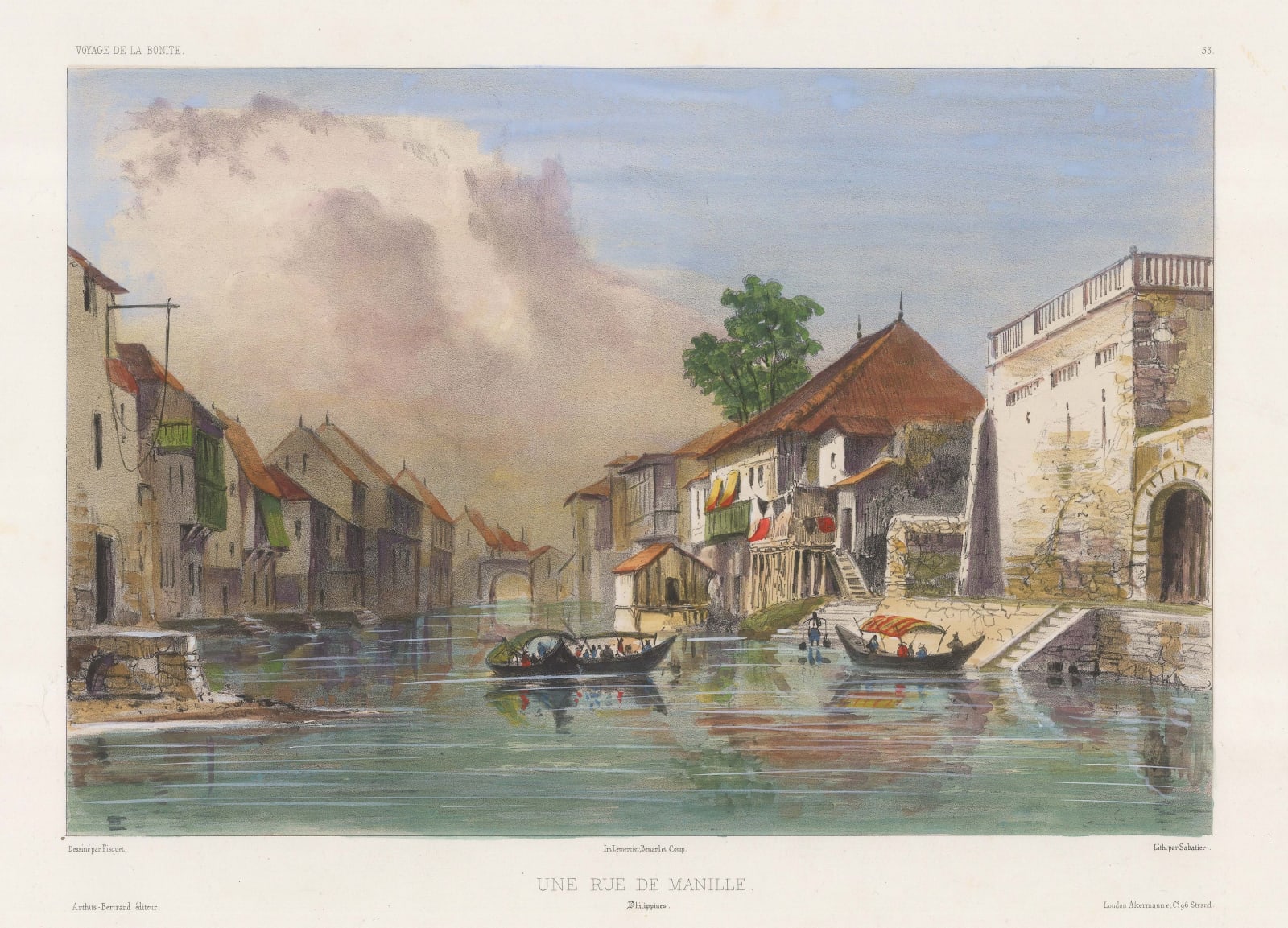 Auguste-Nicolas Vaillant, Philippines - Manila, 1850 c.