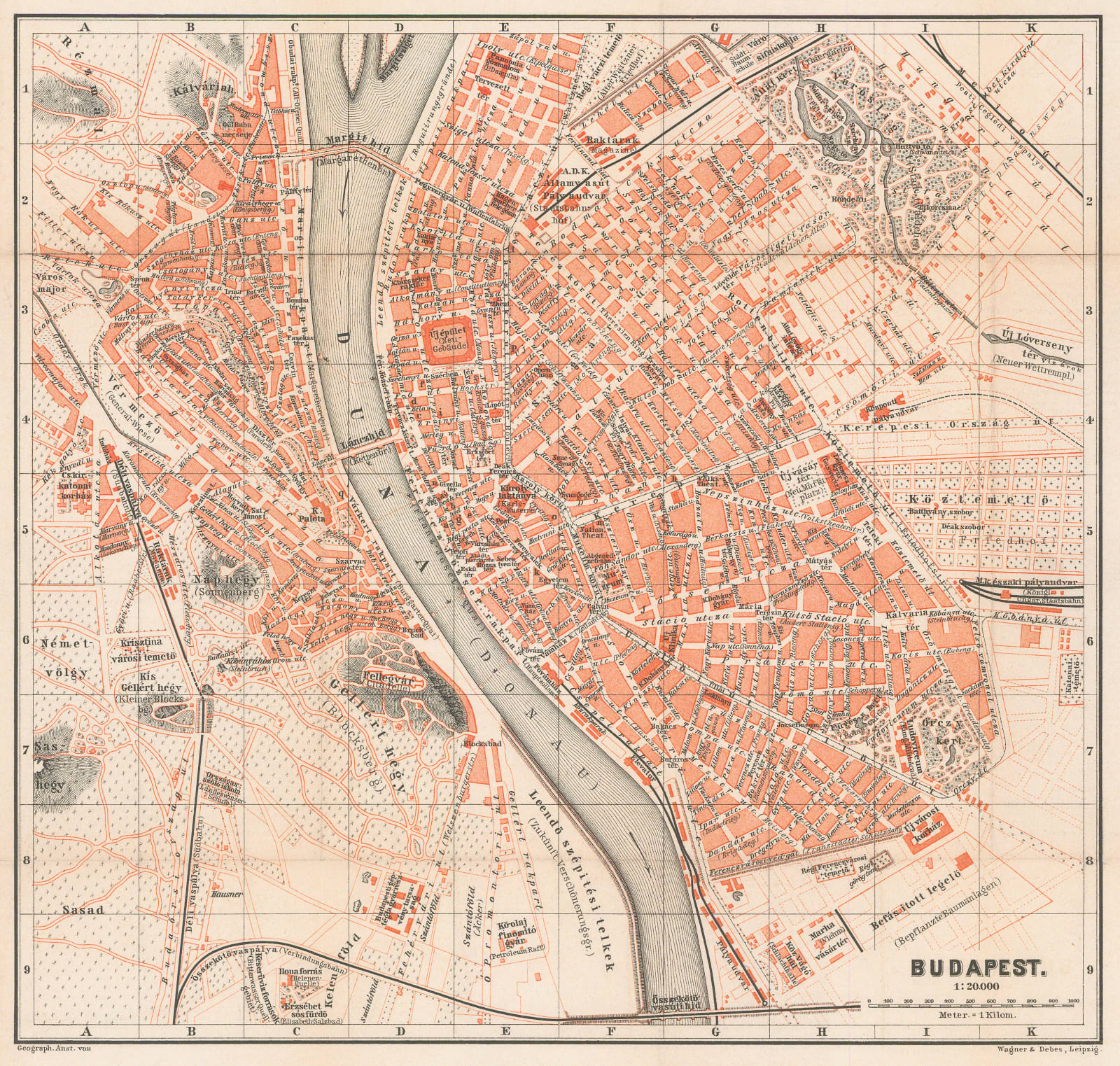 Karl Baedeker, Budapest, 1885