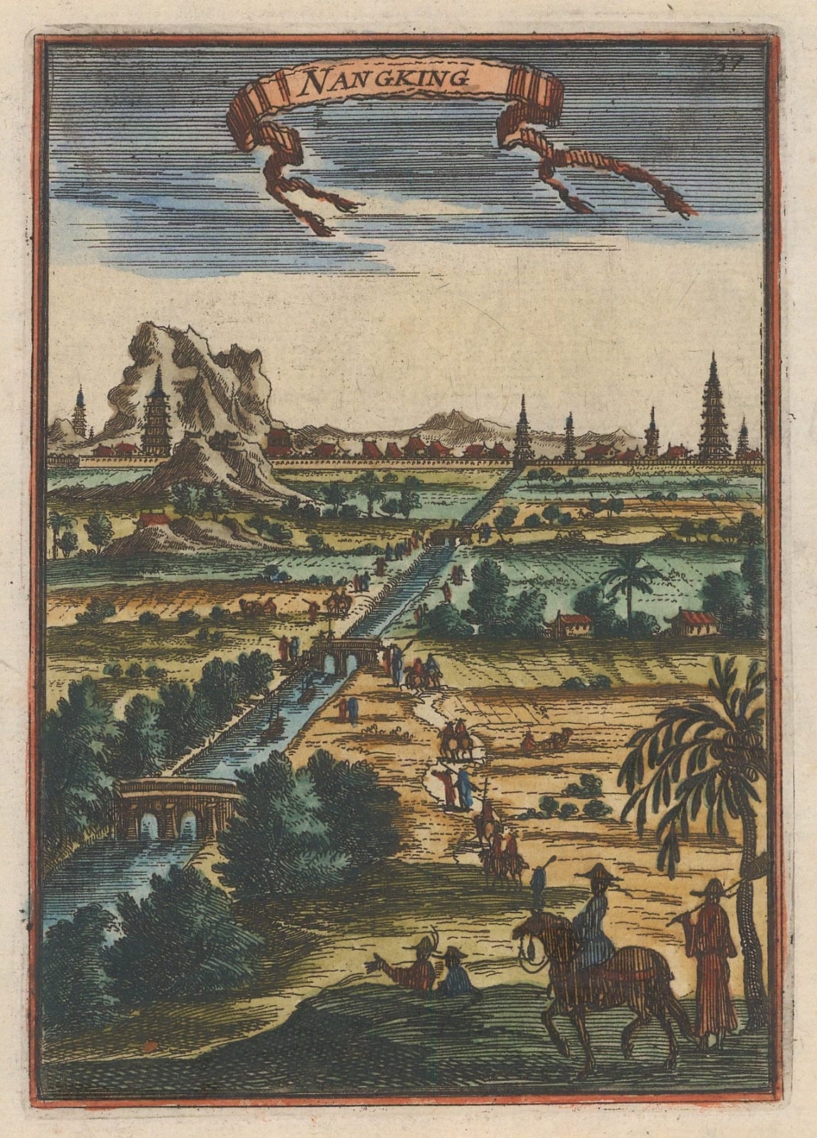 Alain Manesson Mallet, China - Nanjing / Nanking, 1683