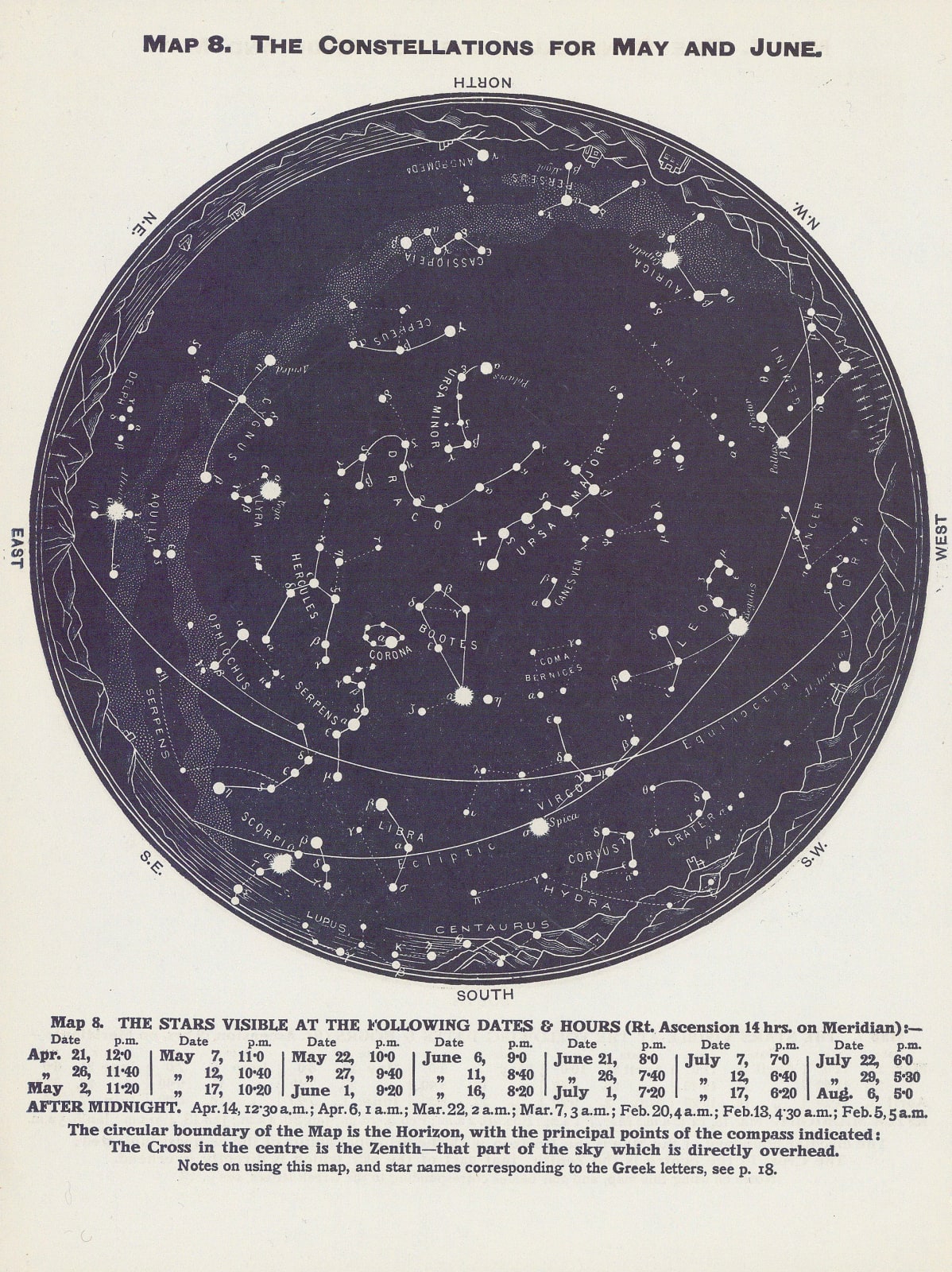 Richard Anthony Proctor, Map 8. May and June, 1955 c