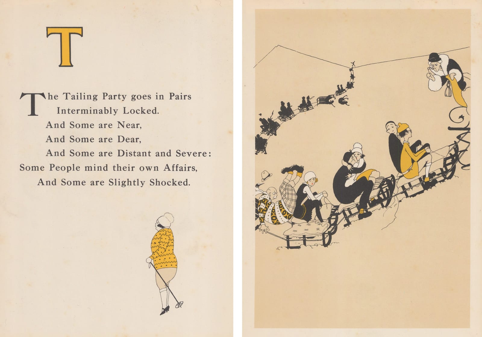 Joyce Dennys, Skiing Alphabet, 1926 c.