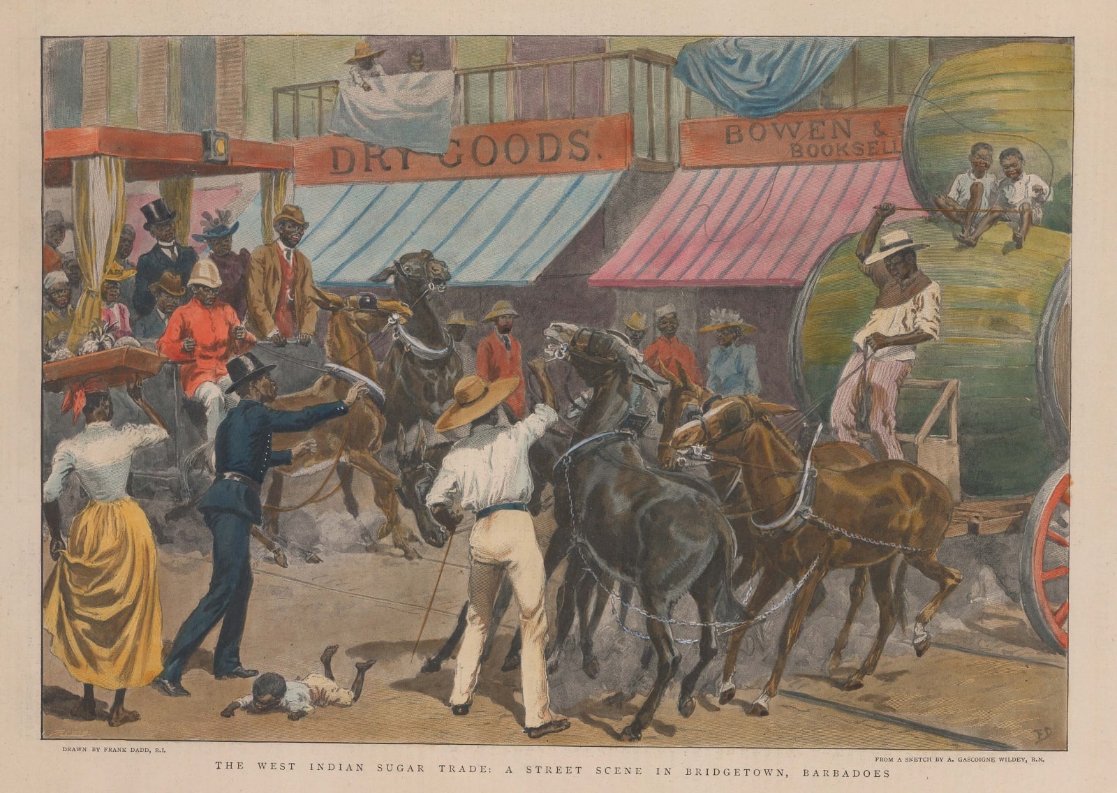 The Graphic Magazine, Barbados - Bridgetown, 1898