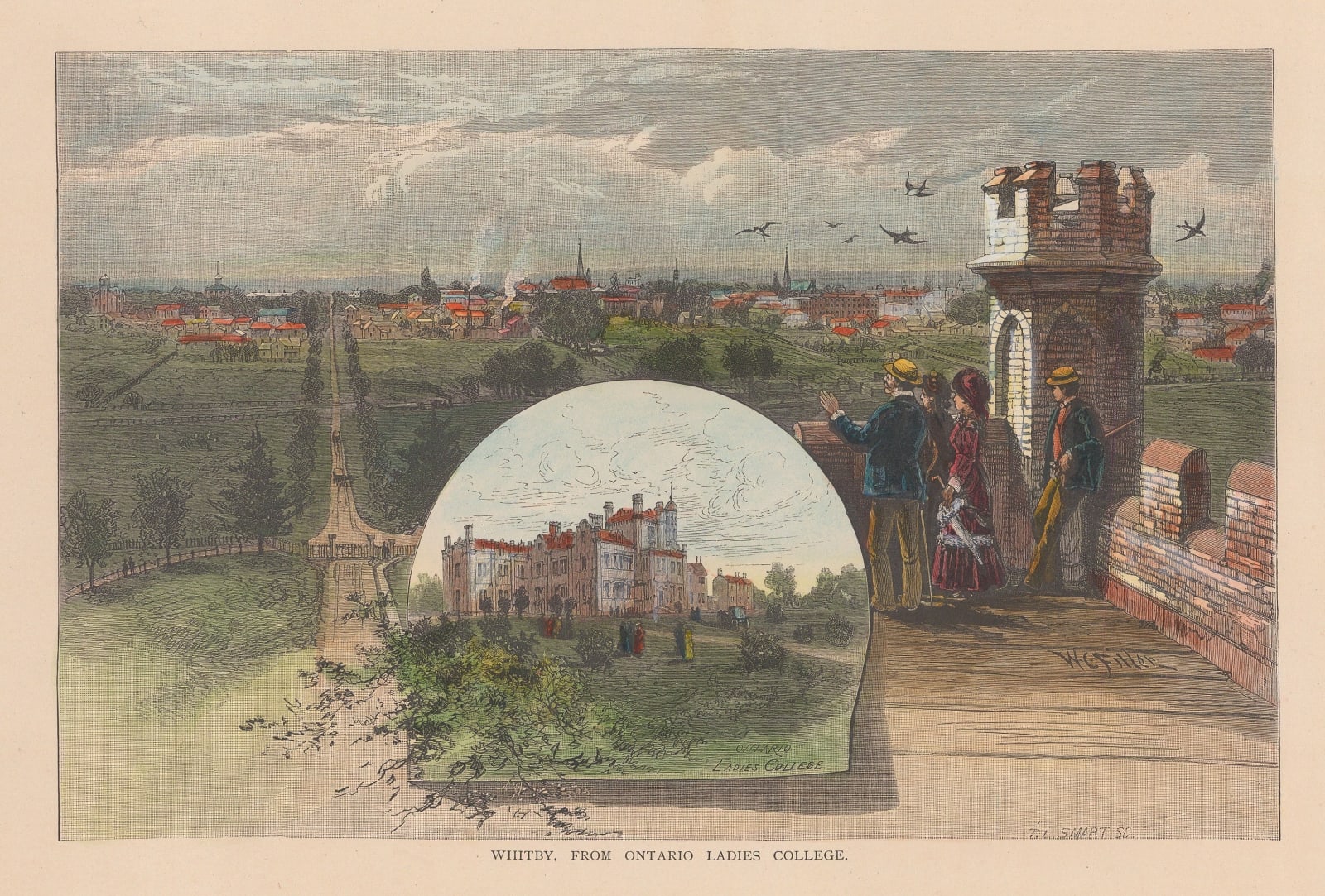 Picturesque Canada, Ontario - Whitby, 1867