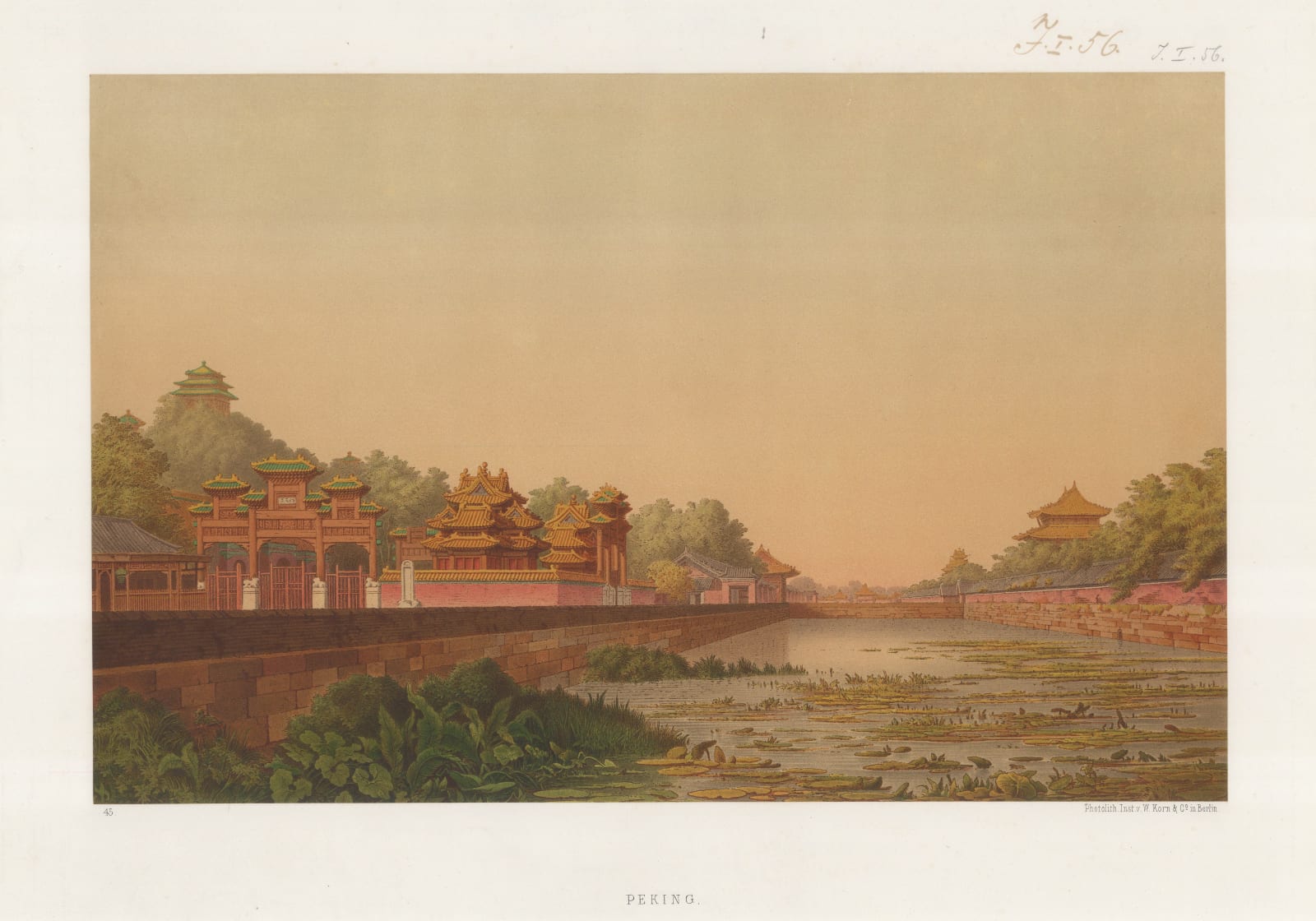 Wilhelm Korn, China - Peking/Beijing RARE , 1864