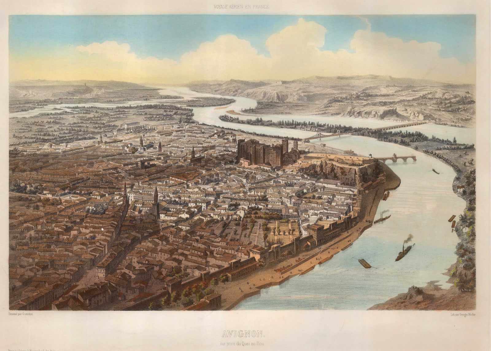 Imprimerie Lemercier, France - Avignon, 1850