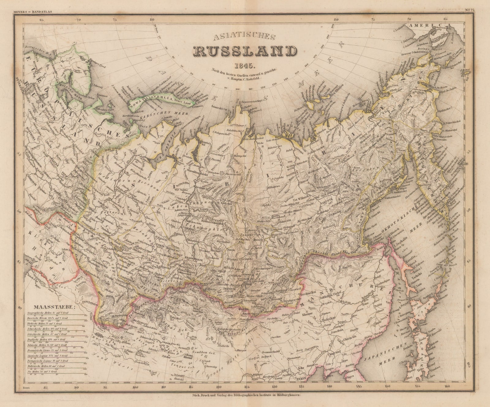 Joseph Meyer, Asiatic Russia, 1845