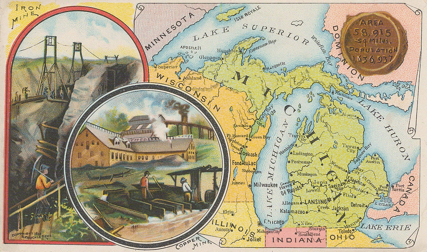 Arbuckle Brothers Company, Michigan, 1889