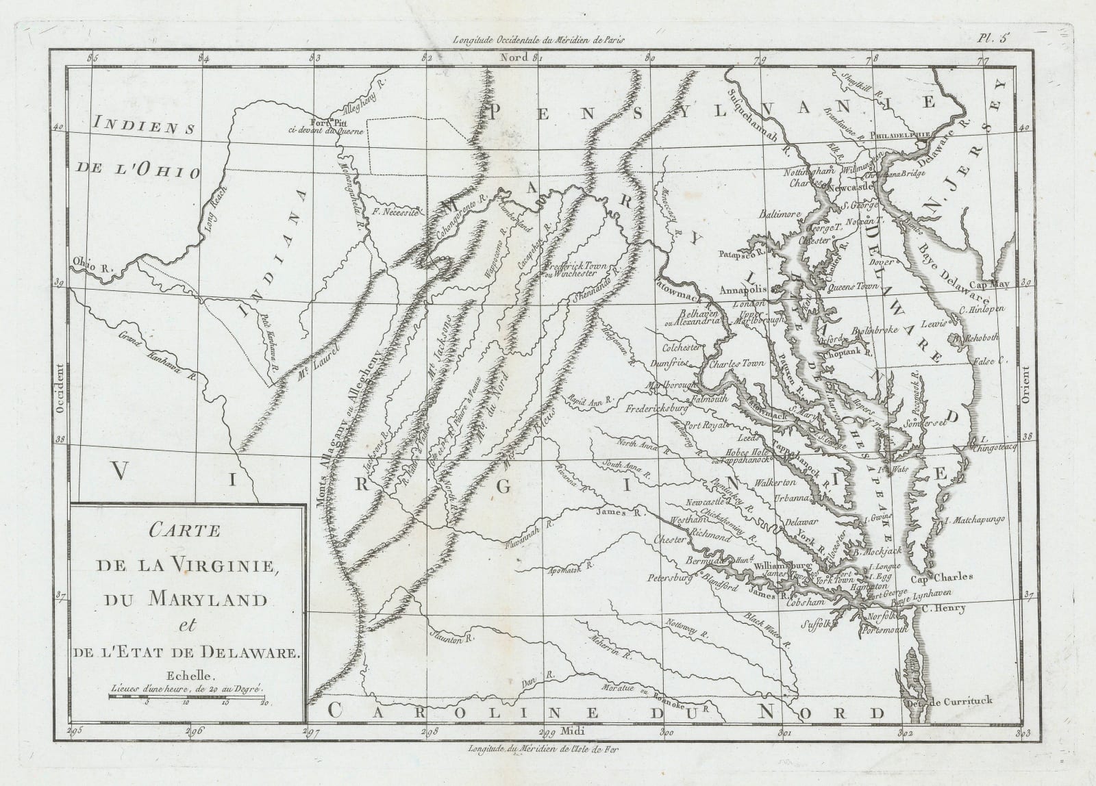 Michel-René Hilliard d'Auberteuil, Virginia, Maryland & Delaware, 1782