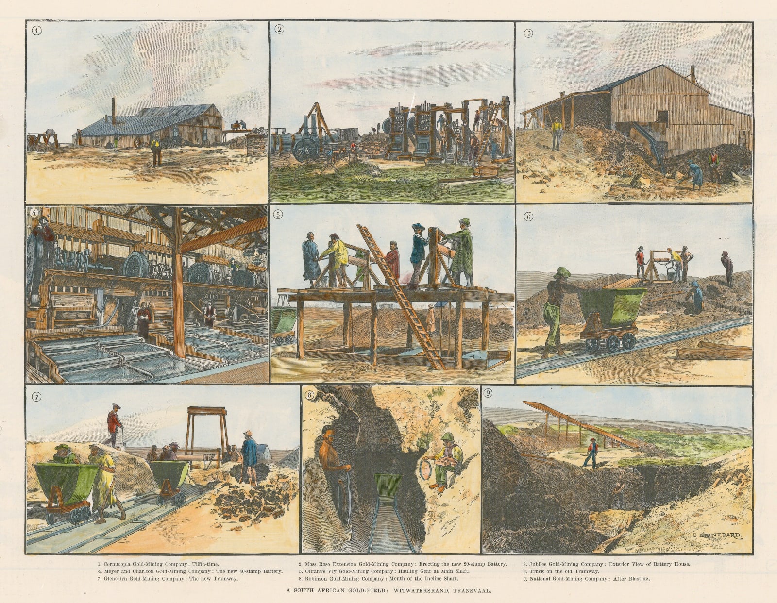 Illustrated London News (ILN), South Africa - Gold Mining, 1889