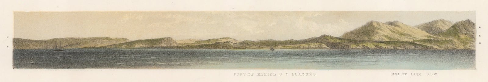 Capt. W. S. Andrews, Mexico - Port of Muriel , 1860