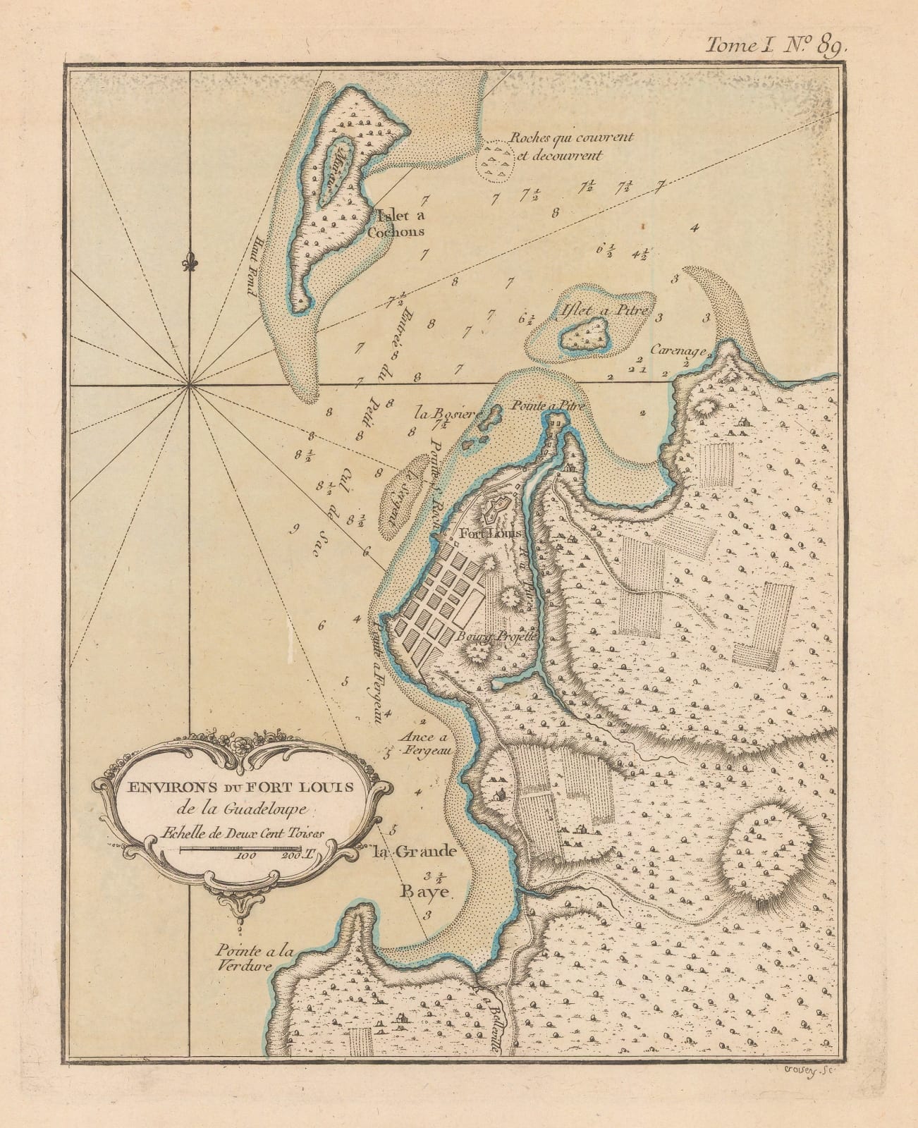 Jacques-Nicolas Bellin, Pointe-à-Pitre / Le Gosier, Guadeloupe, 1764