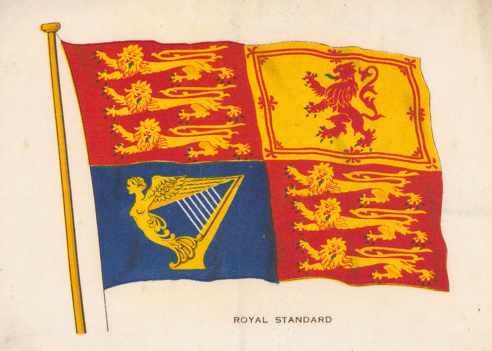 BDV Cigarettes, Flags - Great Britain, Royal Standard, 1910 c.