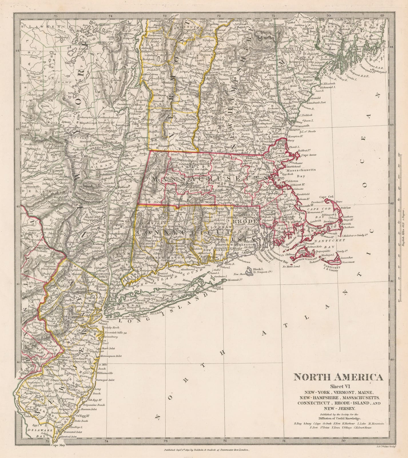 Society for the Diffusion of Useful Knowledge (SDUK), New England, 1844
