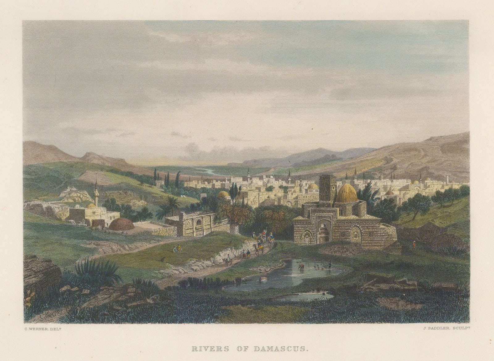 Col. Charles Wilson, Syria - Damascus, 1886 c.