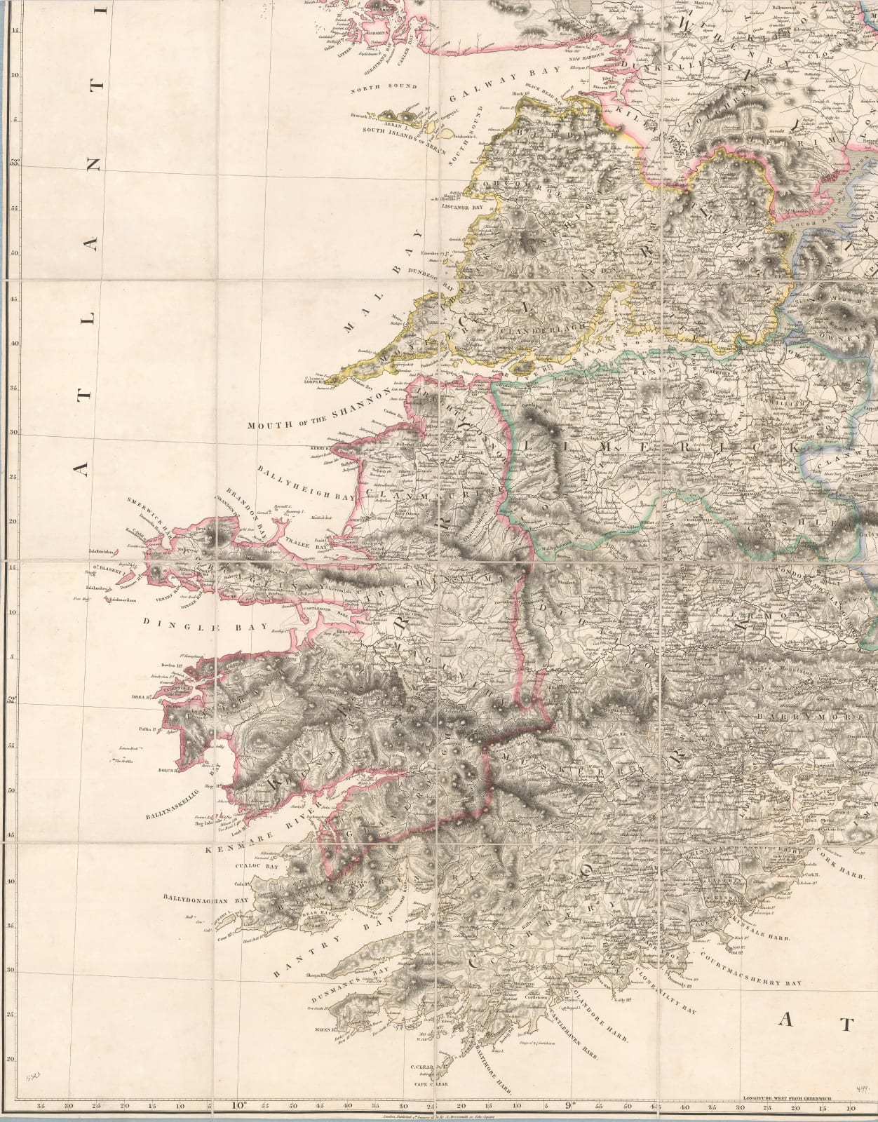Aaron Arrowsmith, Ireland, 1811