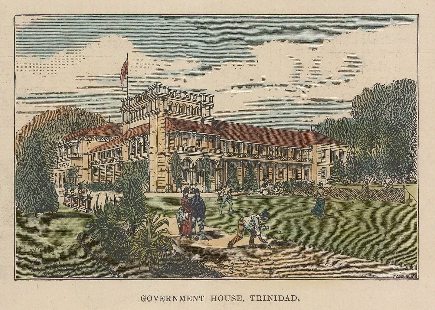 Illustrated London News (ILN), Trinidad - Government House, 1888