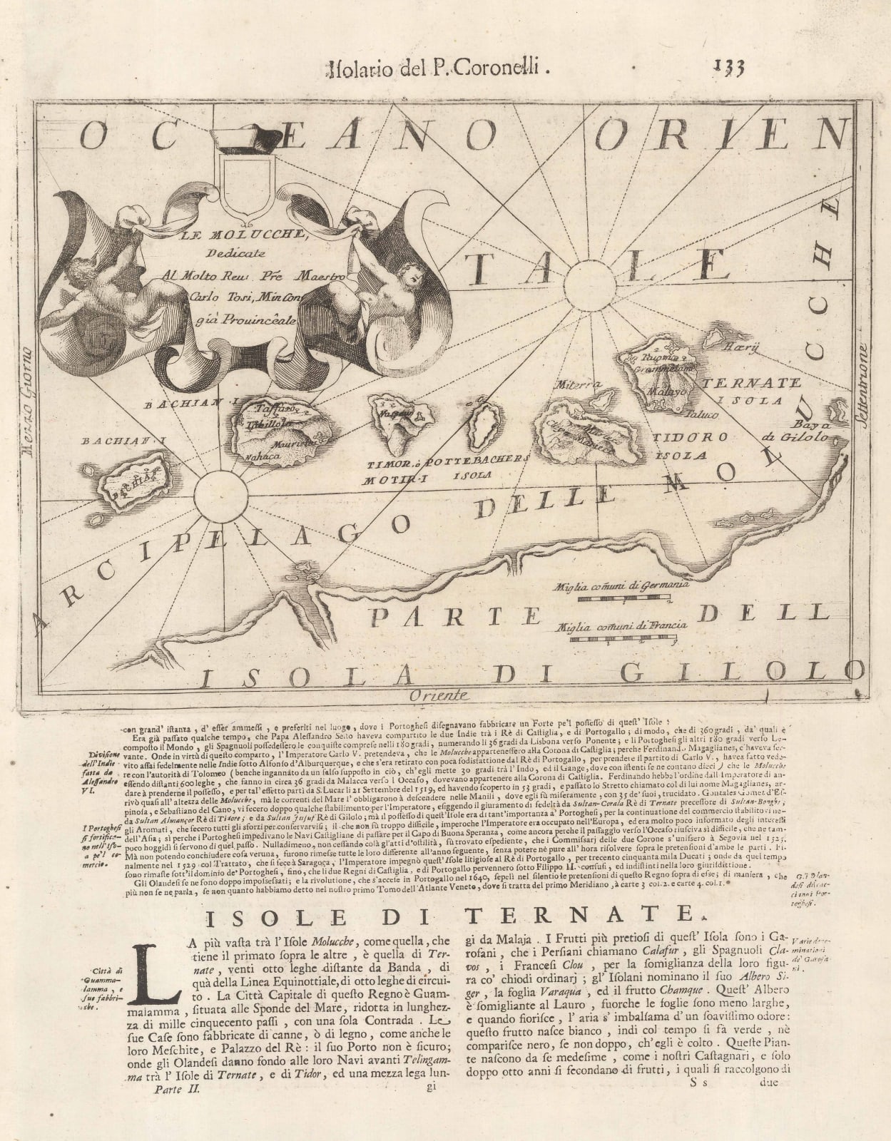 Vincenzo Coronelli, North Maluku Islands, 1692
