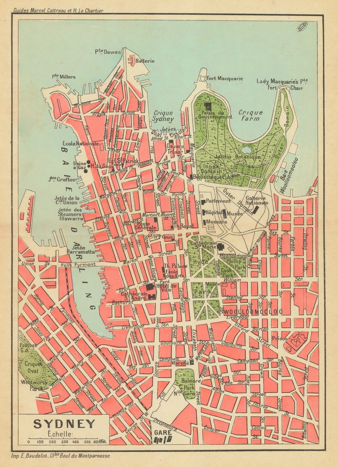 E. Baudelot, Sydney, 1911