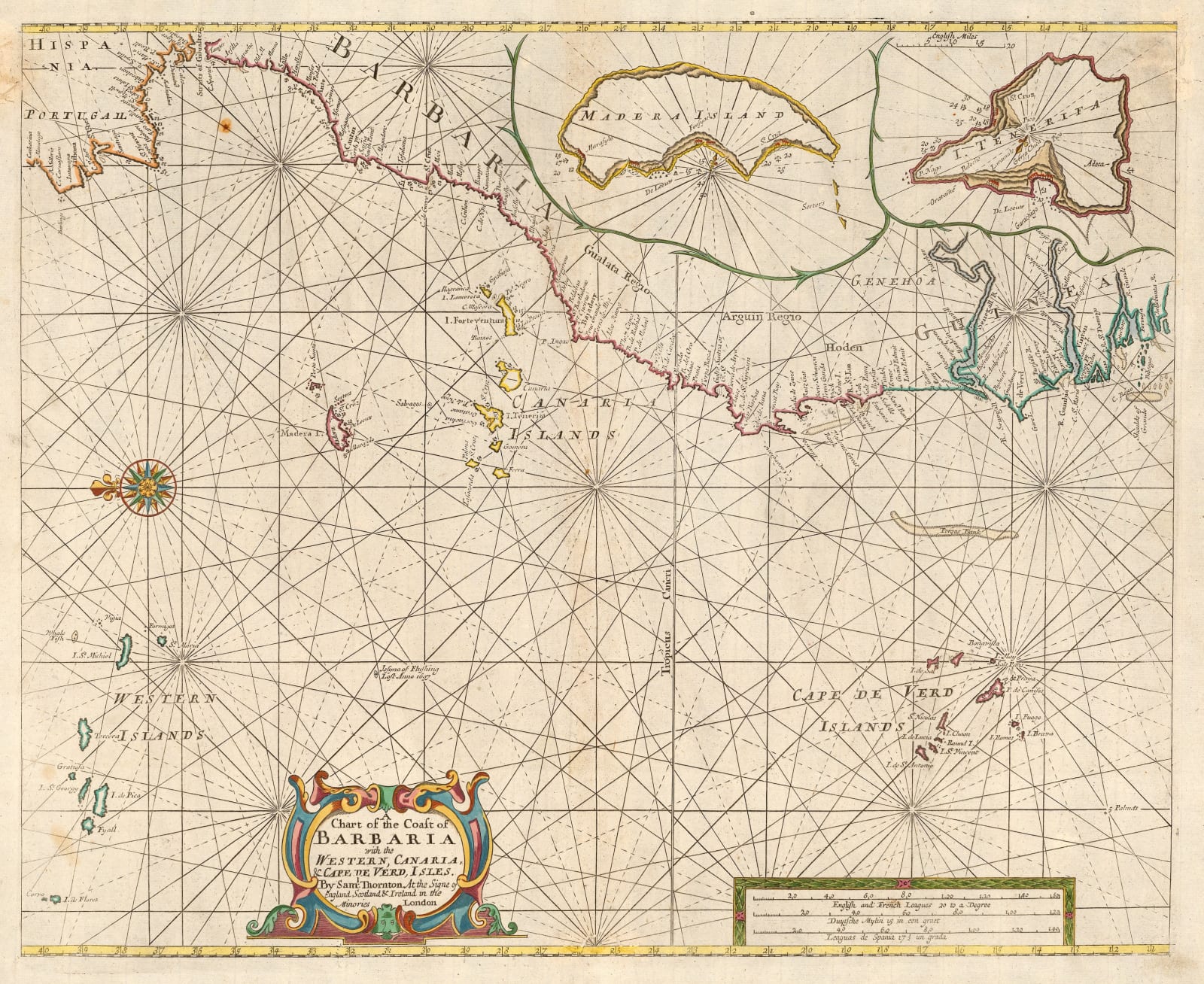 Samuel Thornton, Northwest coast of Africa, 1711