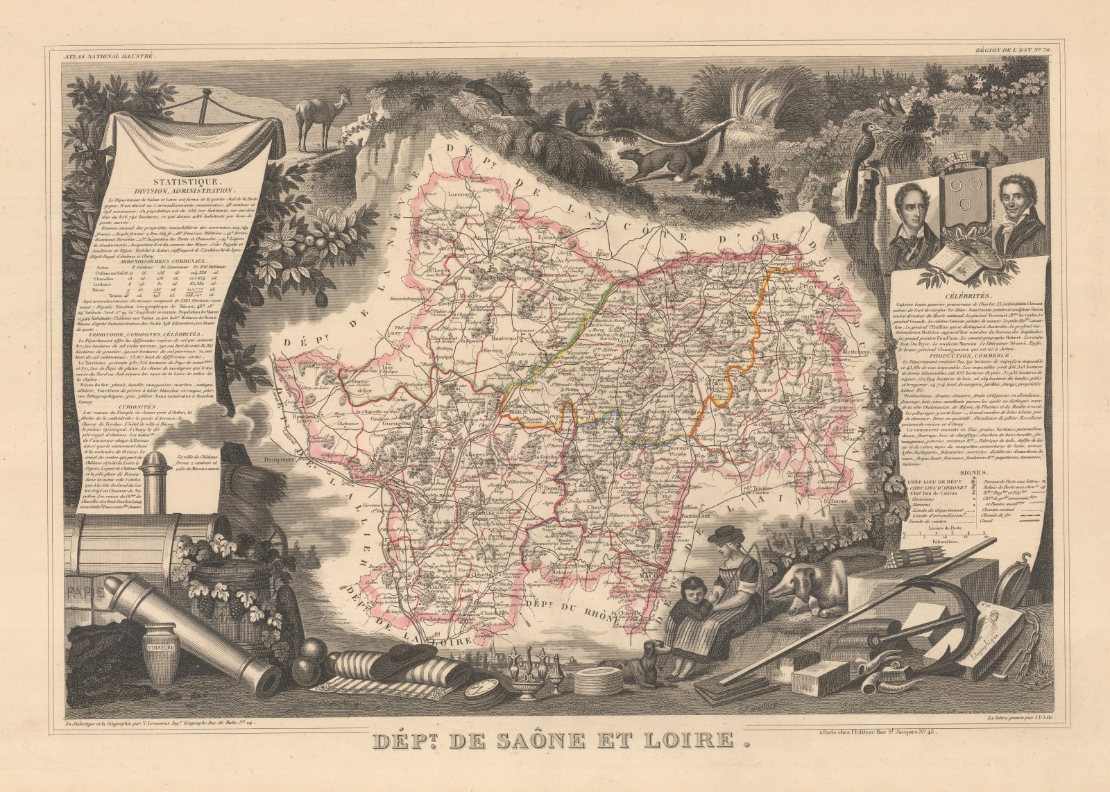 Victor Levasseur, Saône-et-Loire, 1847