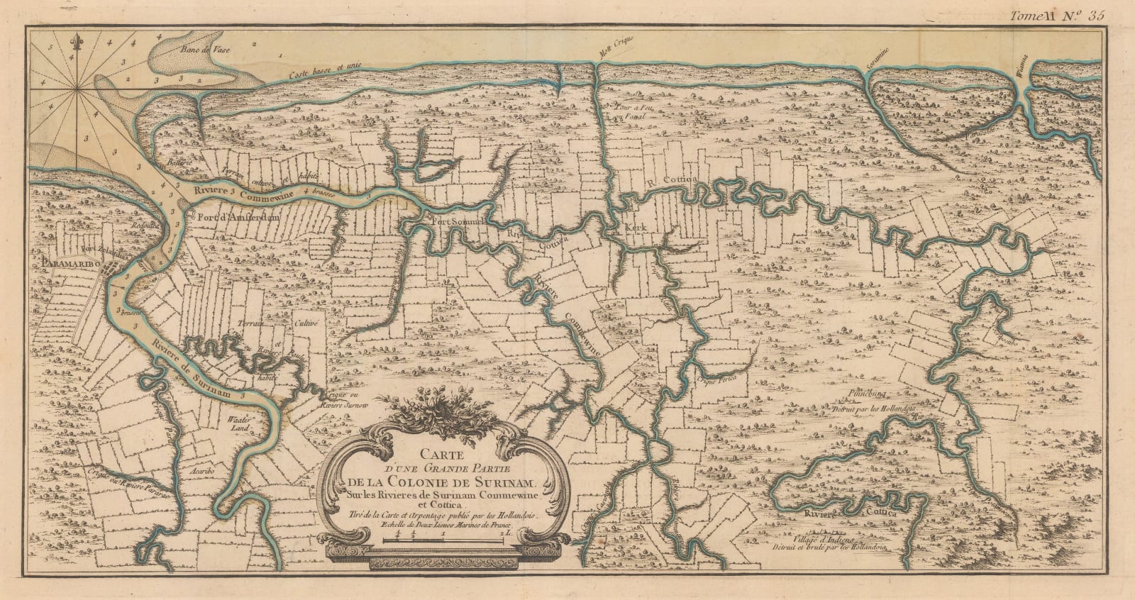 Jacques-Nicolas Bellin, Suriname, 1764
