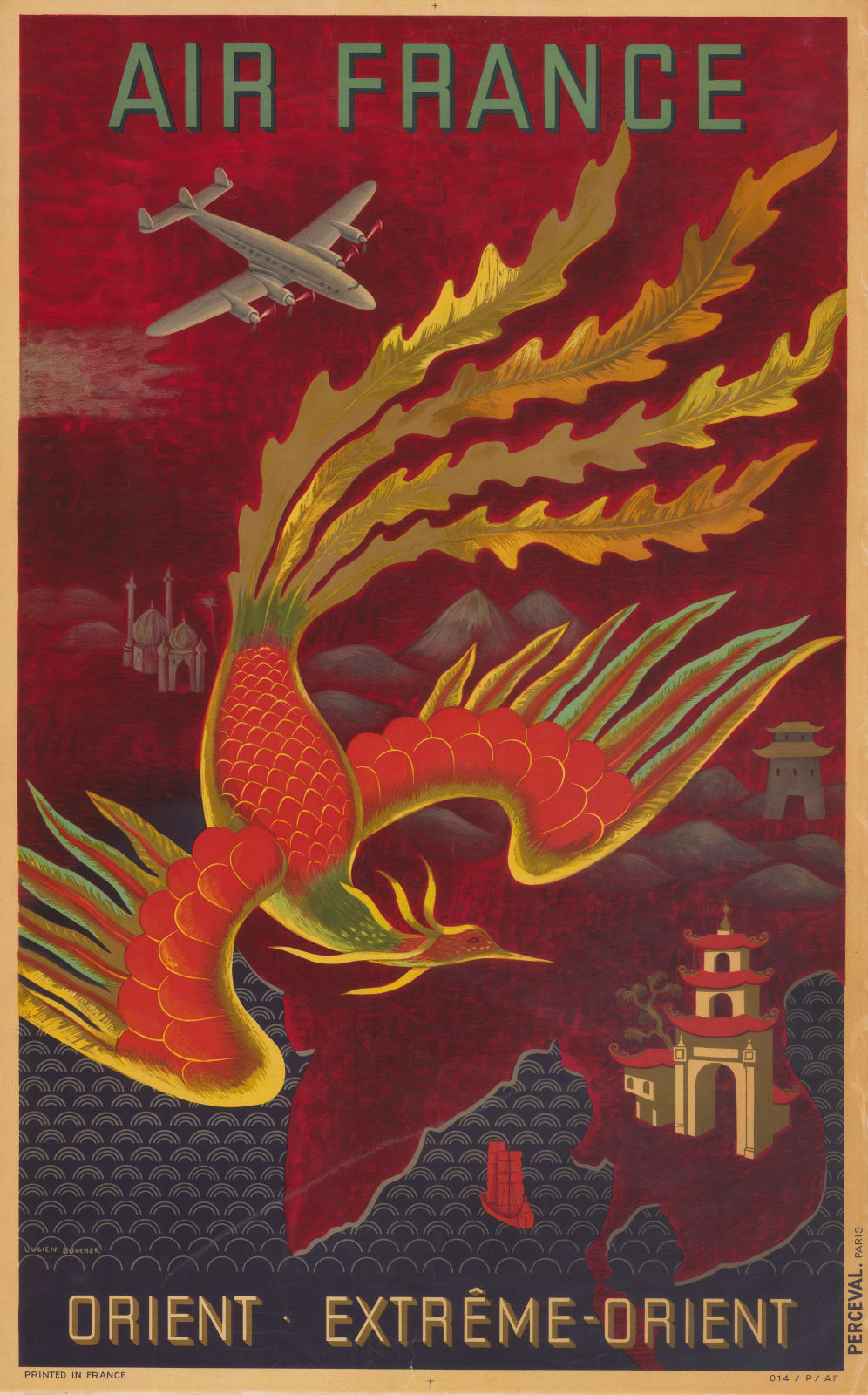 Air France, Air France - Orient Extreme-Orient, 1947