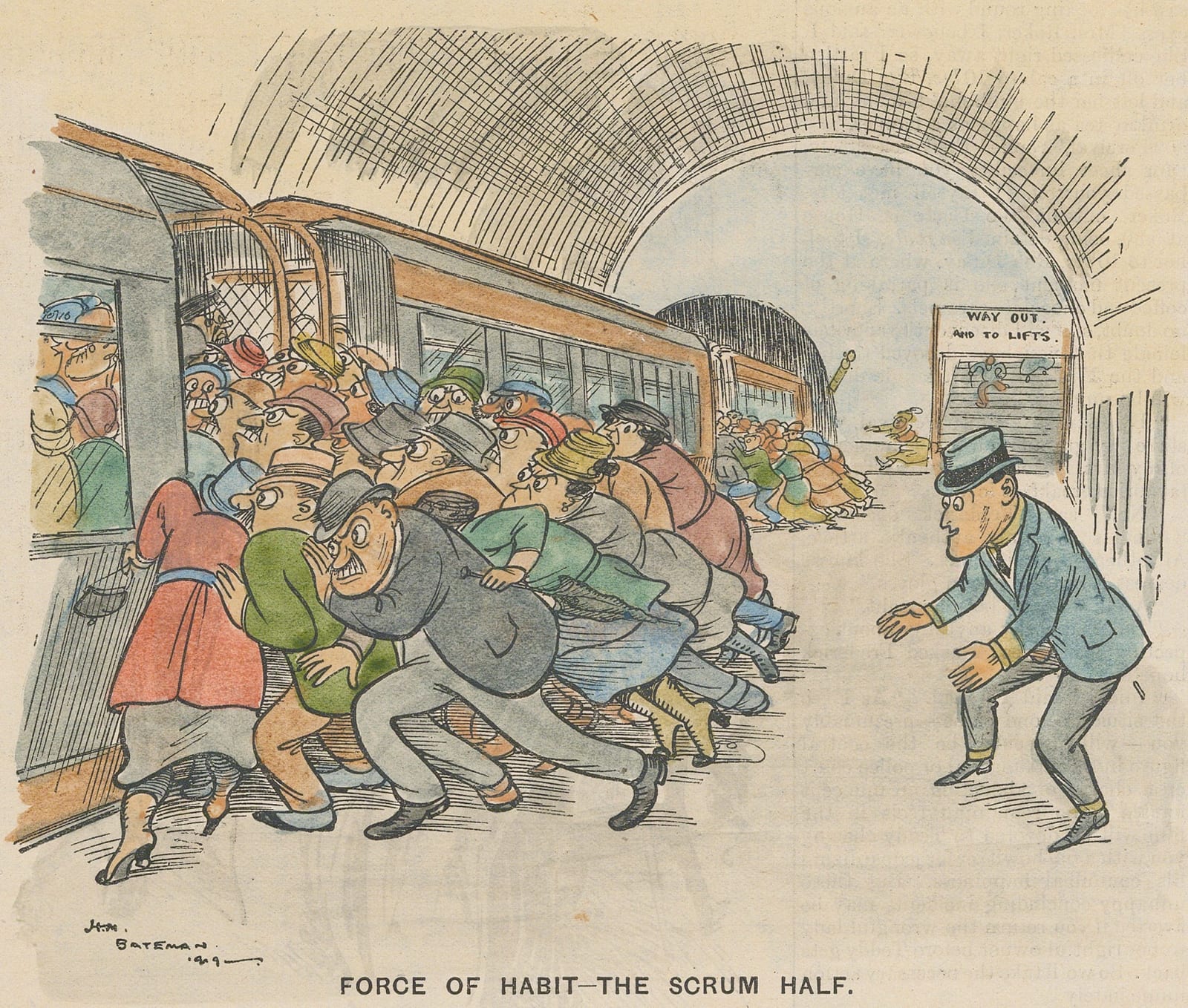 Punch, Rugby - Cartoon, 1919