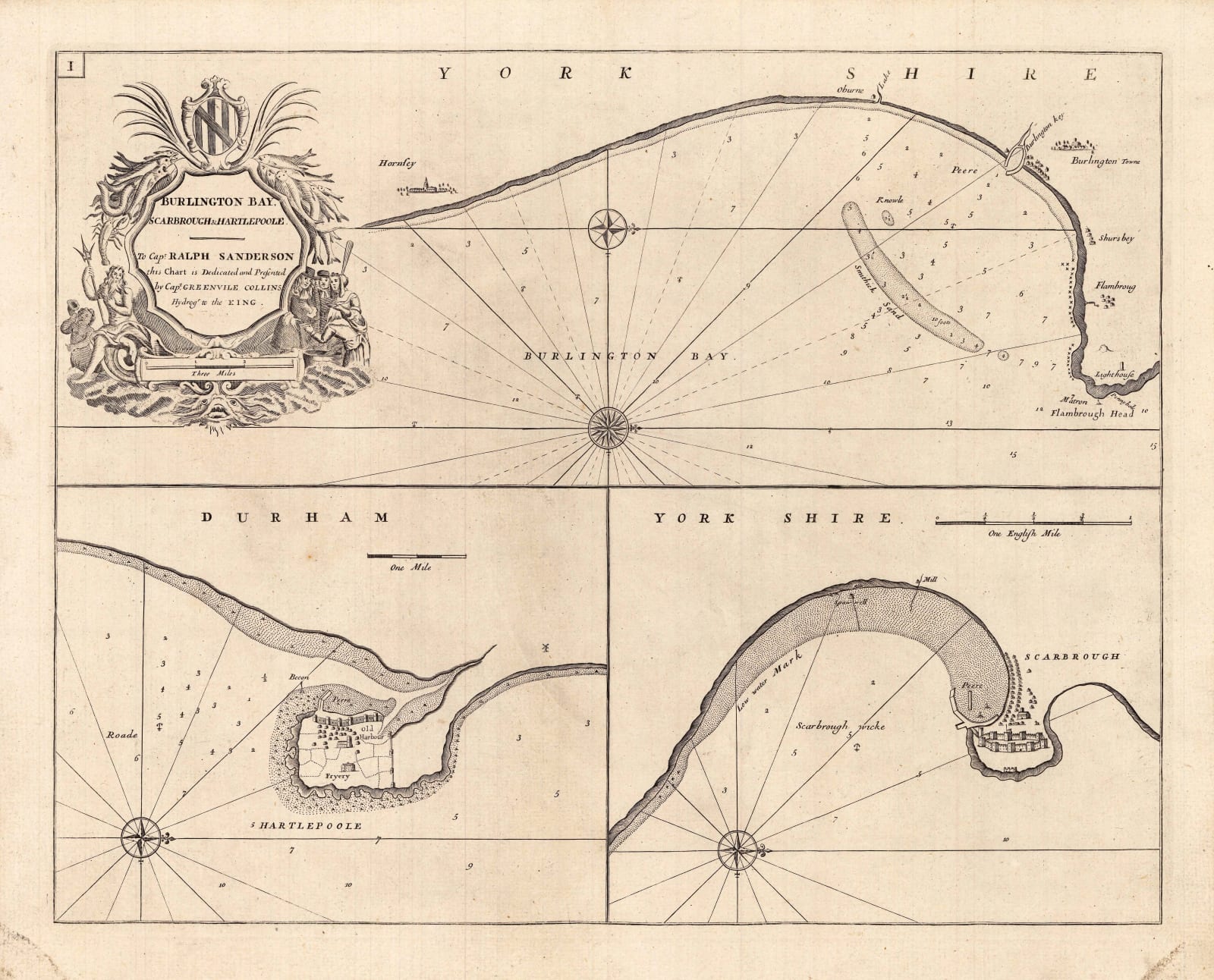 Capt. Greenvile Collins, Scarborough, Hartlepool, and Bridlington, 1785