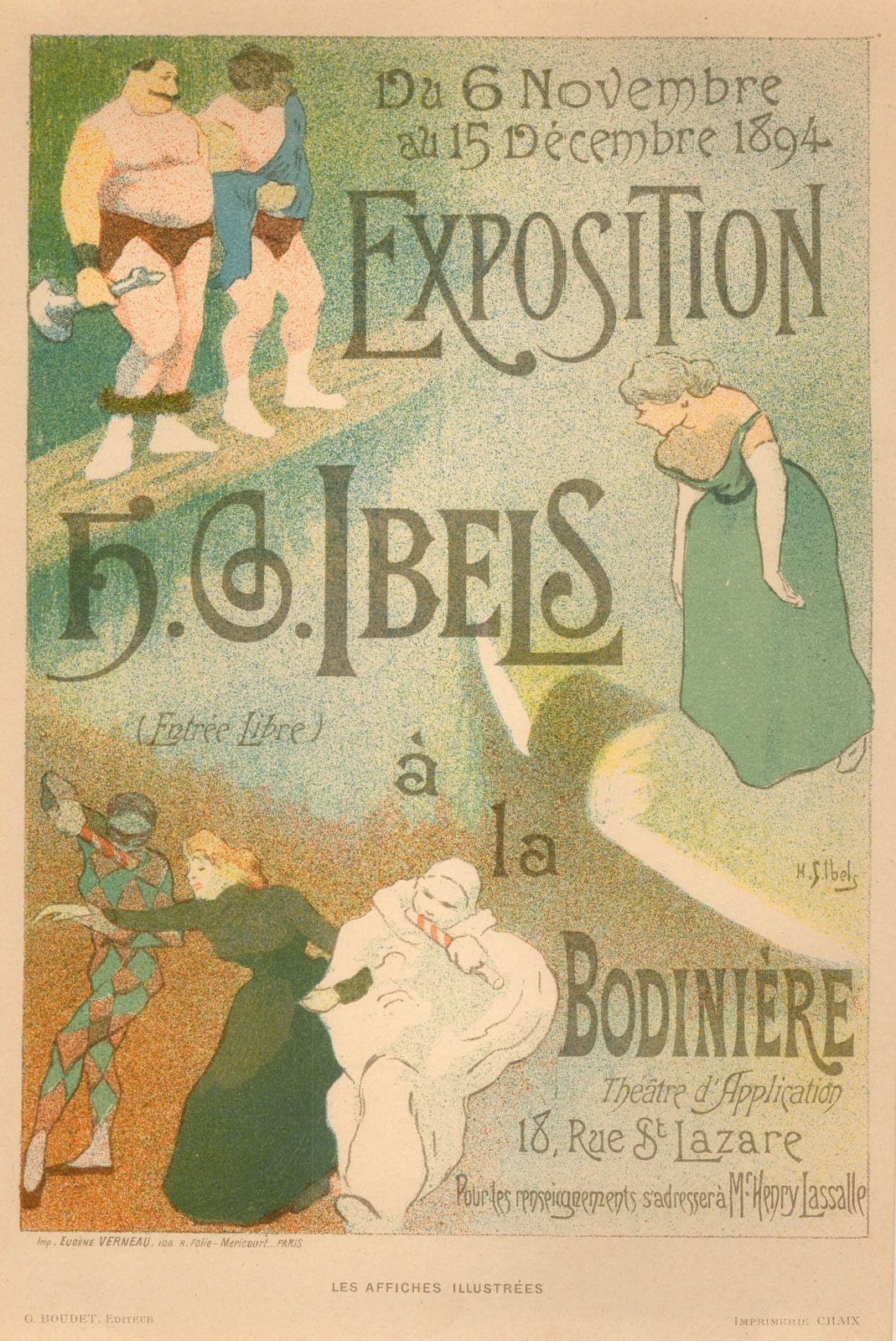 Jules Cheret, La Bodiniere, 1896 c.
