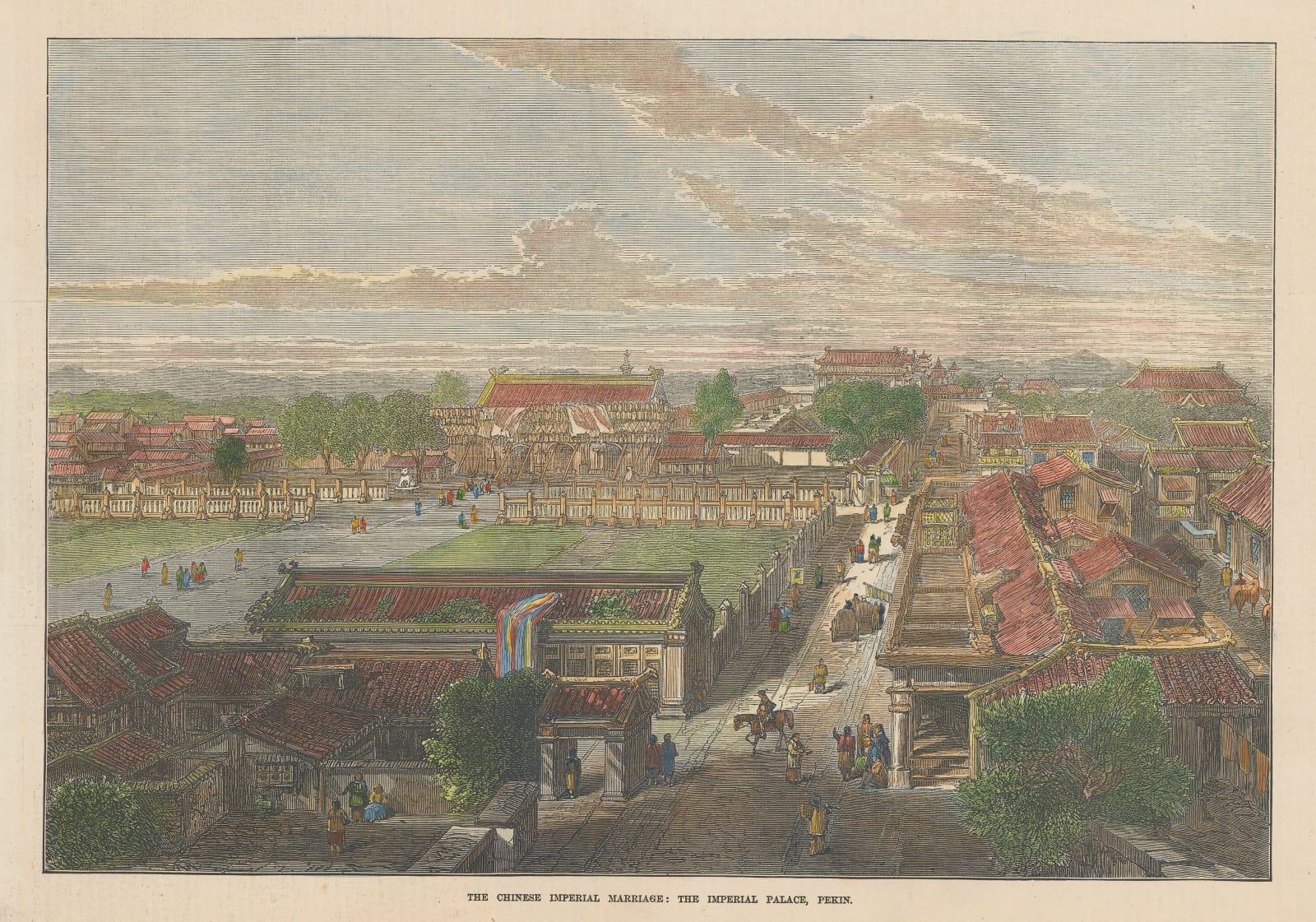 Illustrated London News (ILN), China - Peking/Beijing, Imperial Palace, 1873