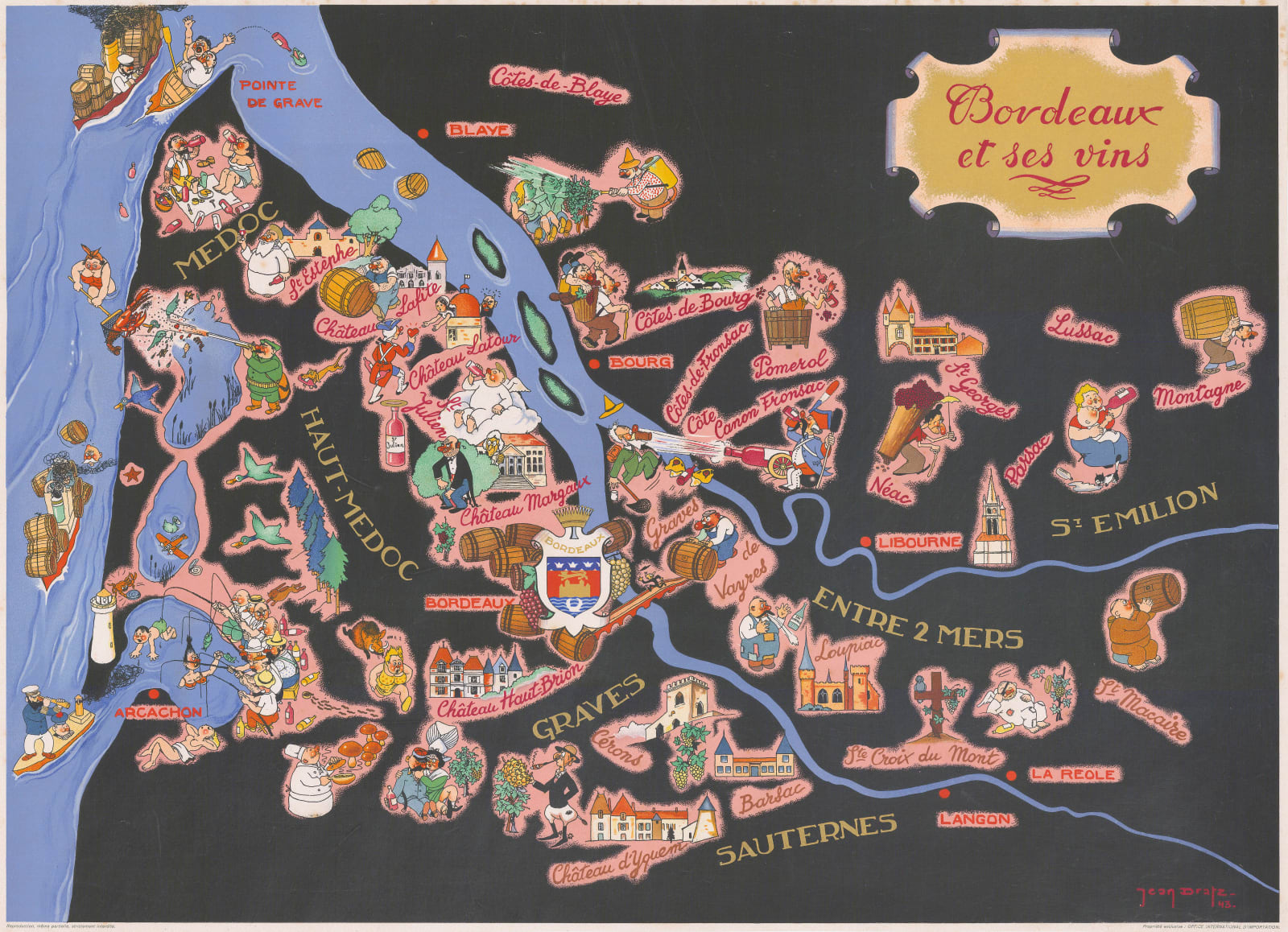 Jean Dratz, Bordeaux et ses Vins, 1943