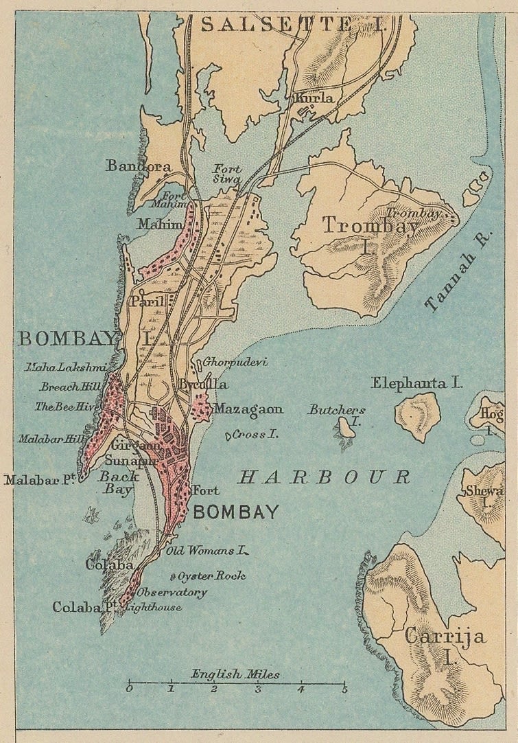 J.G. Bartholomew, Mumbai (Bombay), 1890 c.