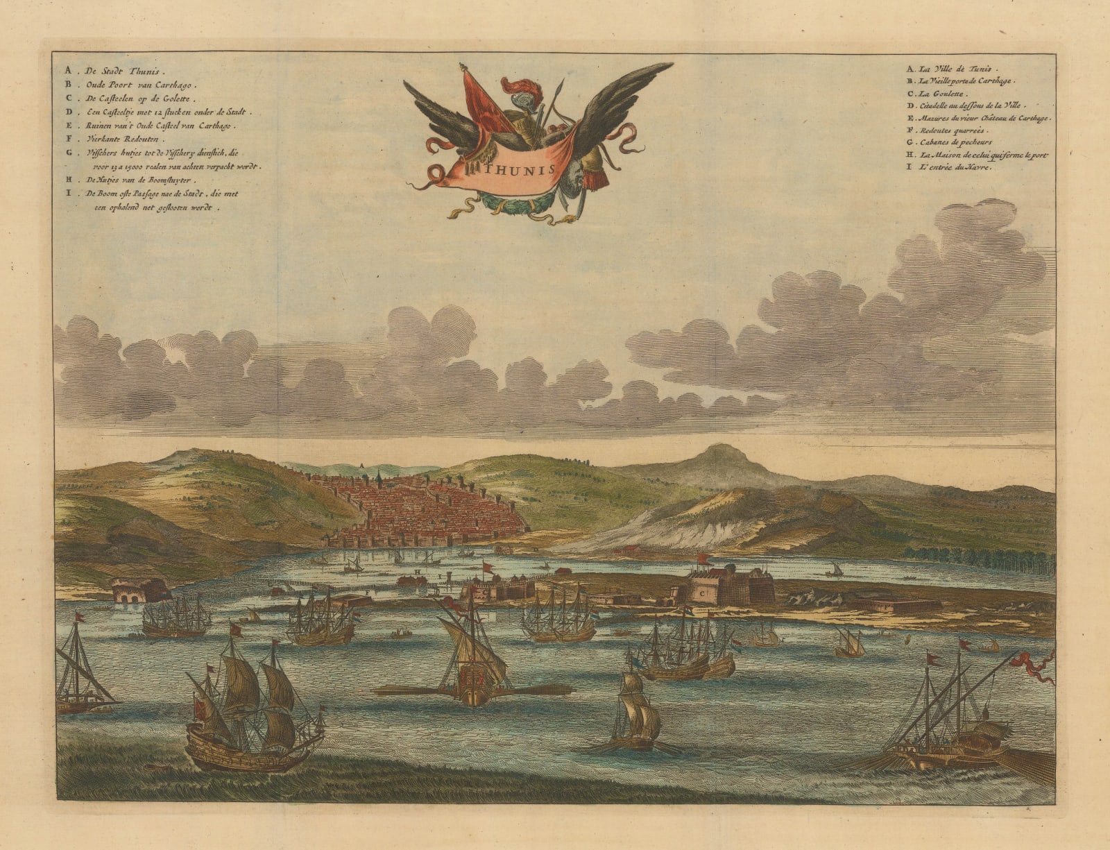 Olfert Dapper, Tunisia - Tunis, 1681 c.