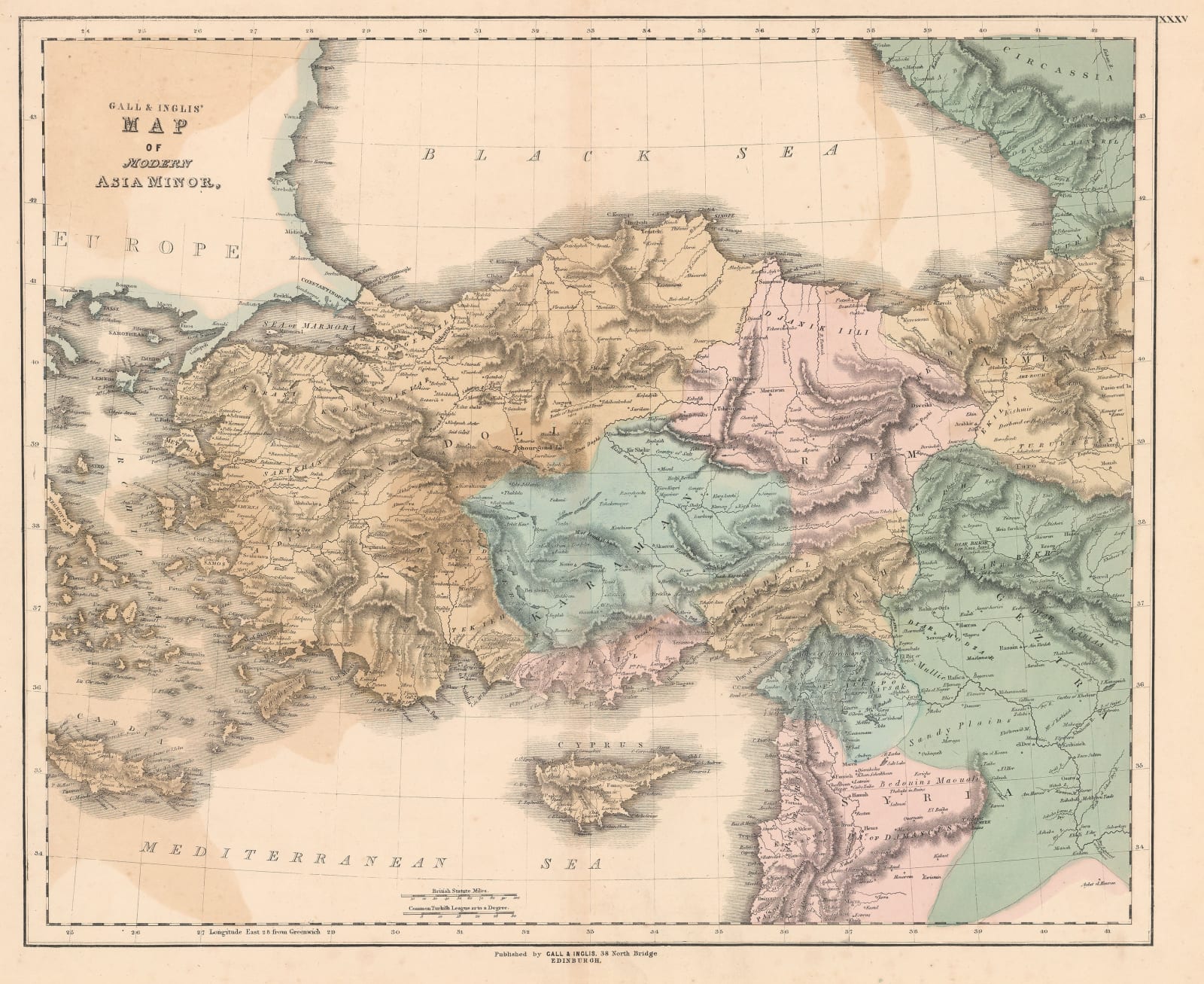 Gall & Inglis, Turkey and Cyprus, 1850