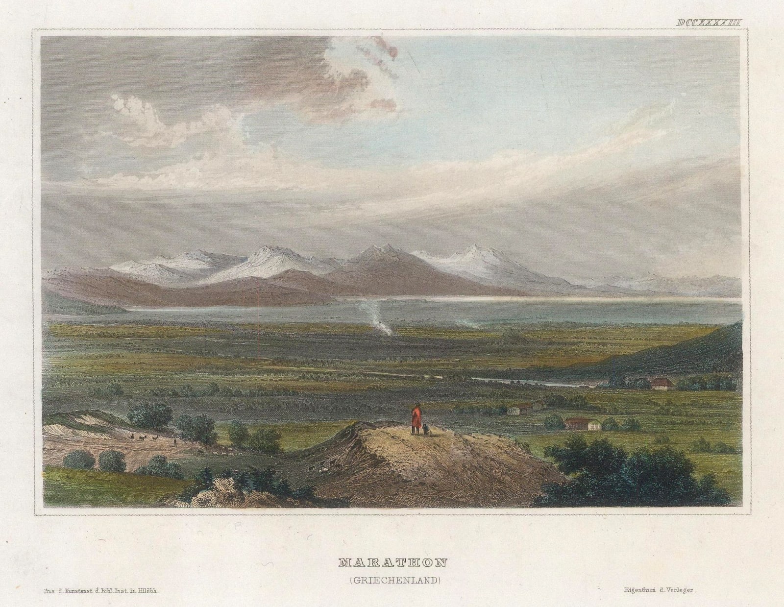 Hermann Meyer, Greece - Marathon, 1836