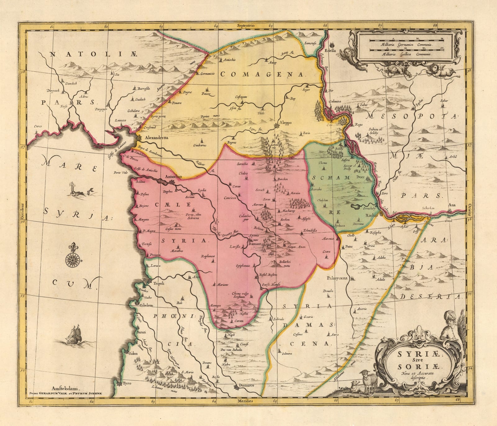 Valk & Schenk, Lebanon and Syria, 1700 c.