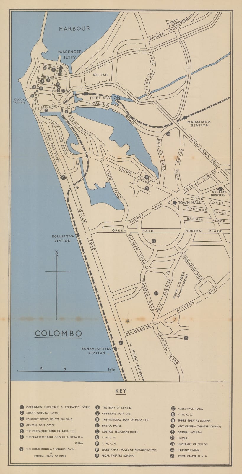 Edward Stanford, P&O Ports of Call - Colombo, 1930 (c.)