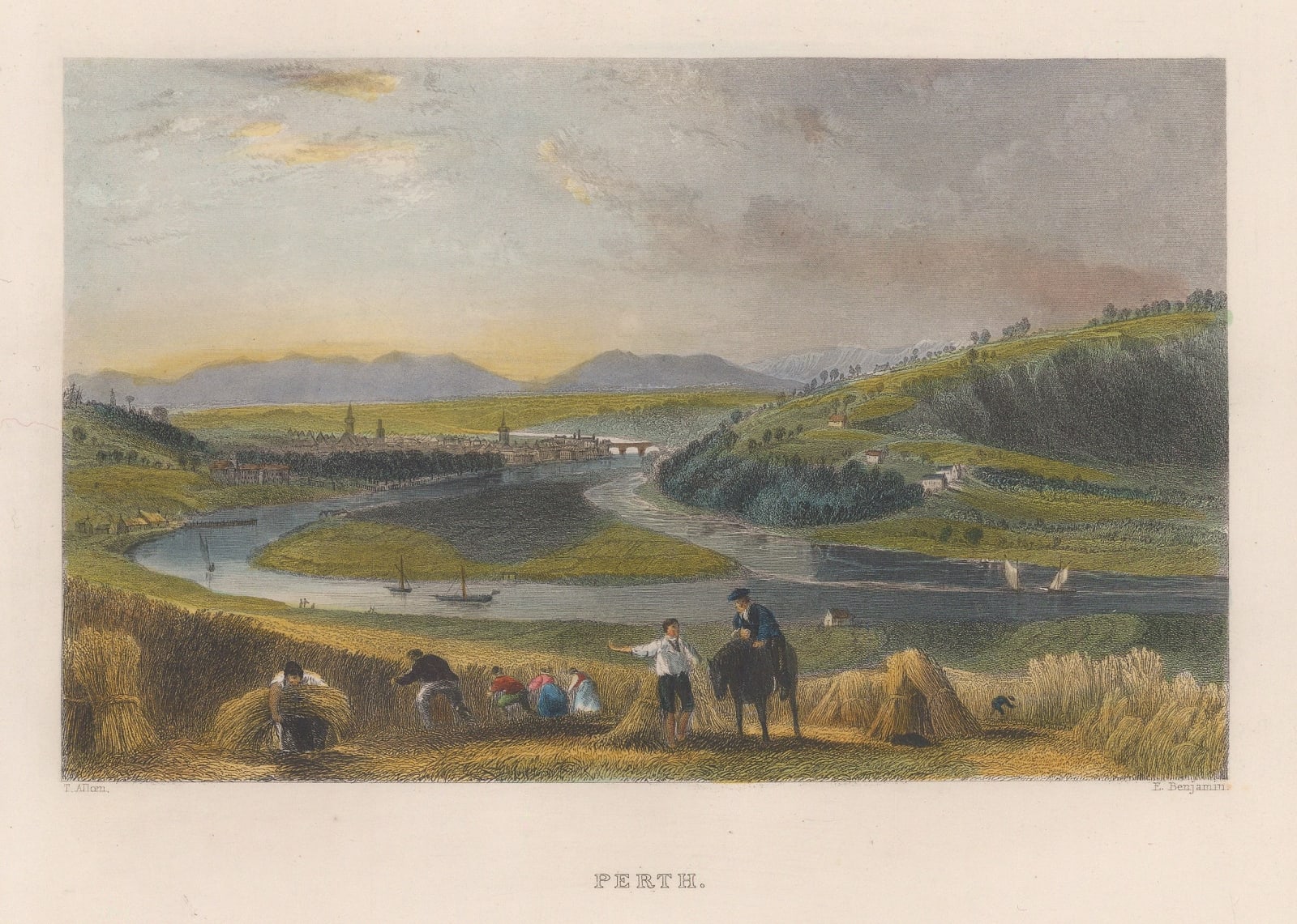 Thomas Allom, Scotland - Perth, 1836