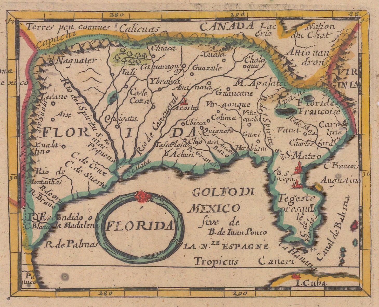 Pierre Duval, Florida, 1694