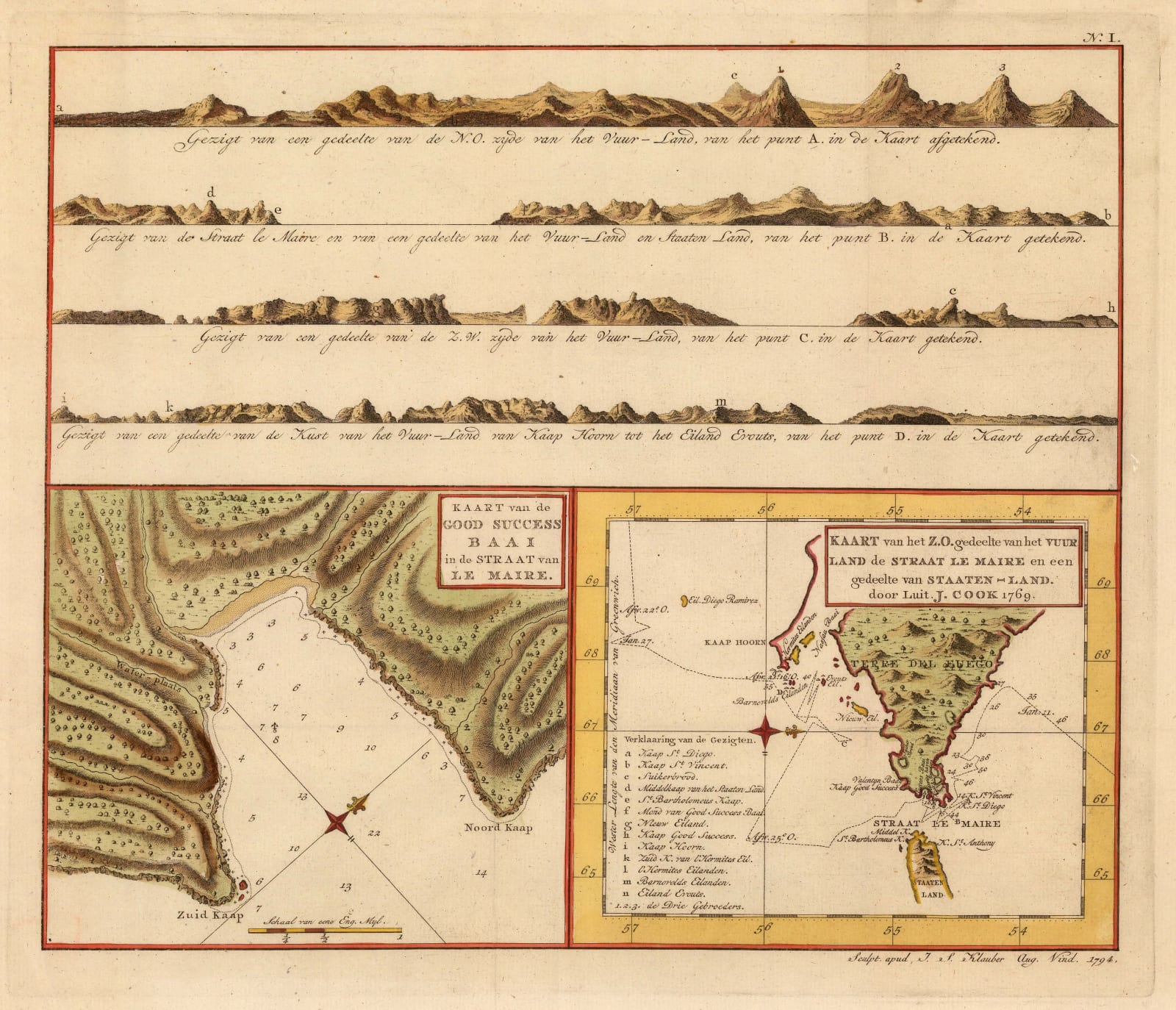 Capt. James Cook, [Le Maire Straits], 1794