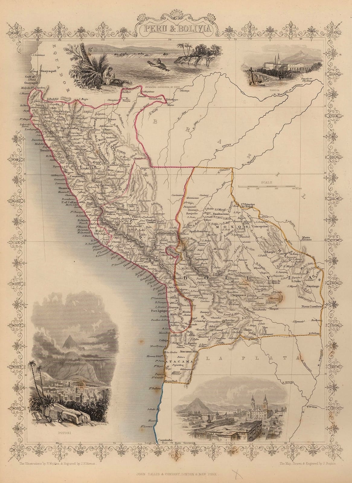 John Tallis, Peru and Bolivia, 1851