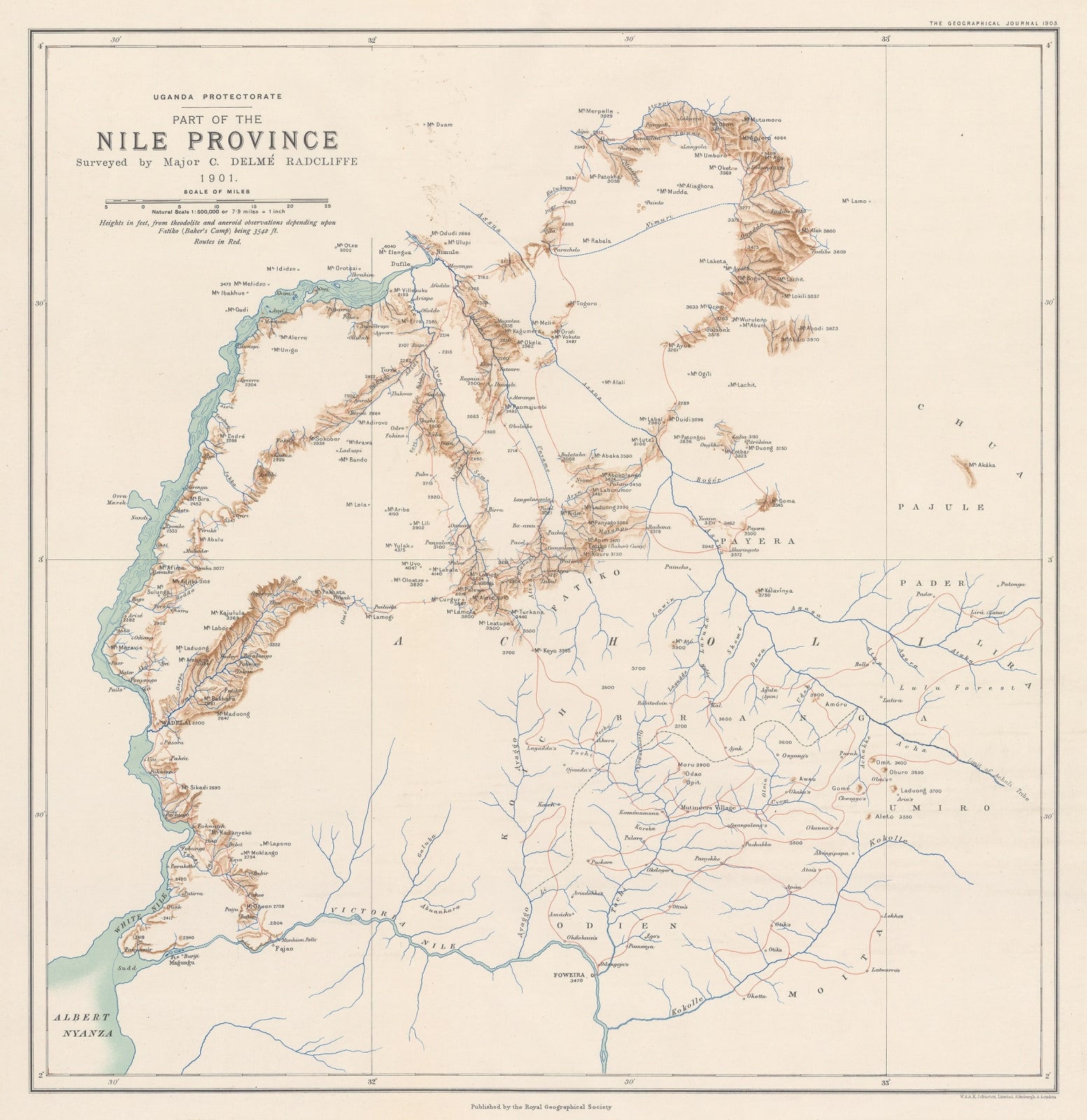 Royal Geographical Society (RGS), Northwest Uganda & the White Nile, 1903