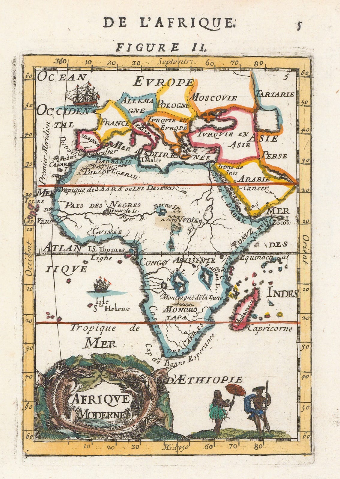 Alain Manesson Mallet, Africa, 1683