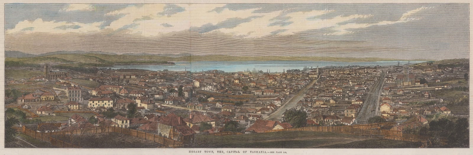 Illustrated London News (ILN), Australia - Tasmania, Hobart, 1868