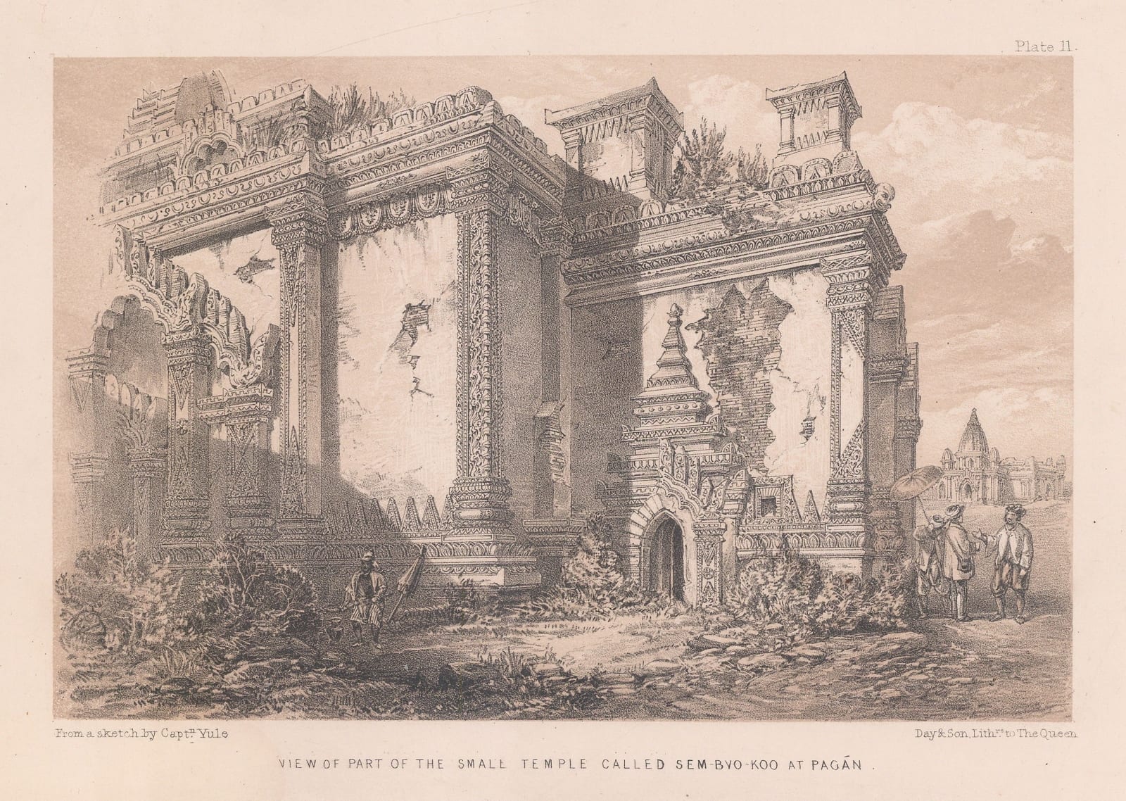 Col. Henry Yule, Burma - Pugan /Bagan, 1858