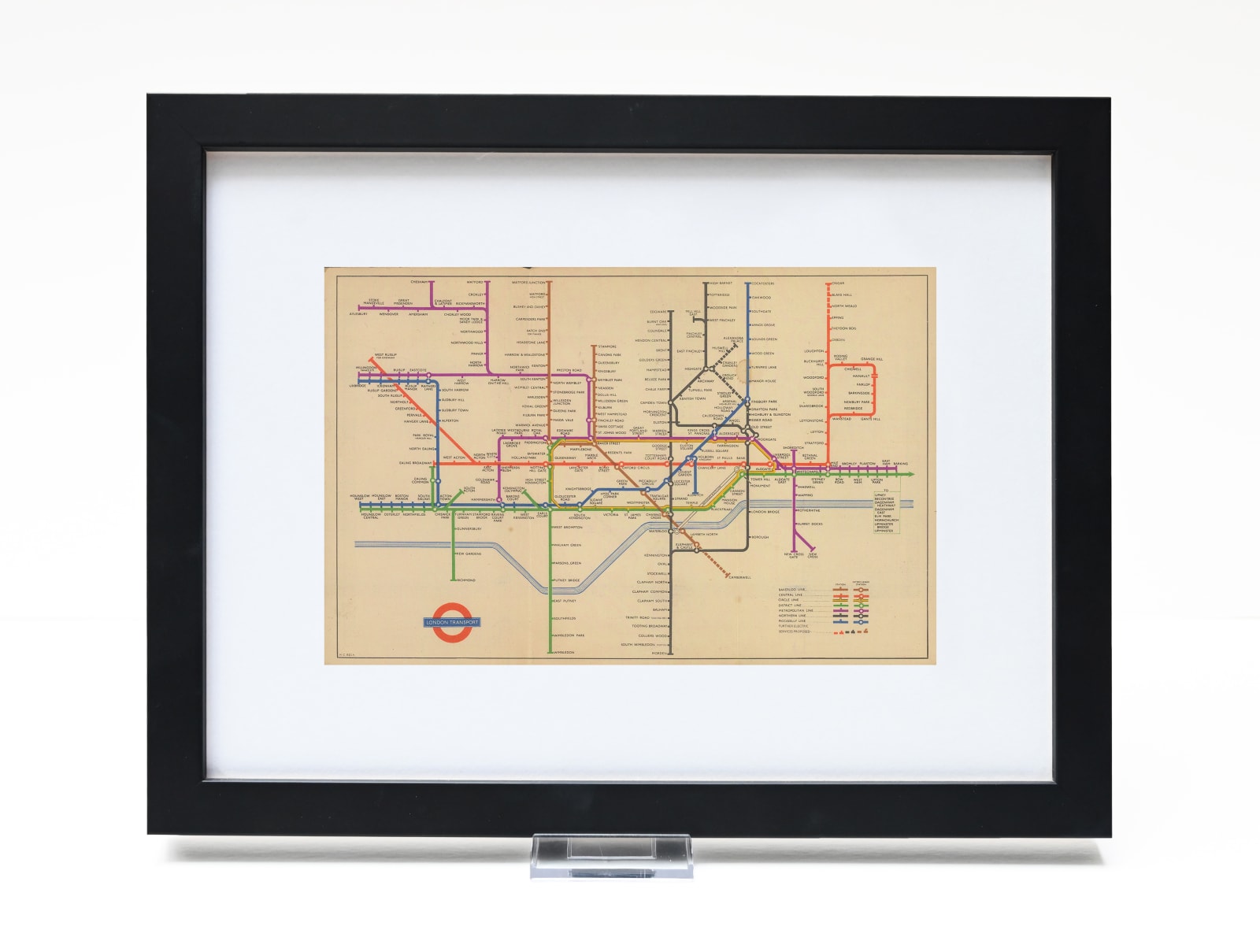 Harry Beck, London Underground Map, 1950