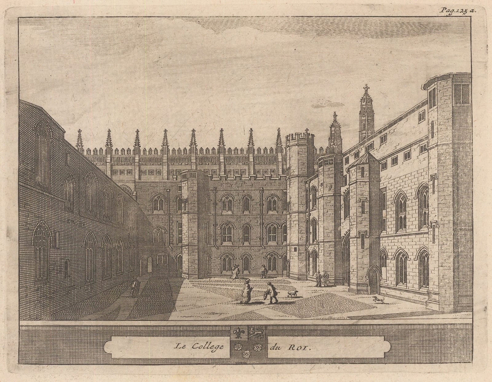Pieter Van der Aa, Cambridge University - King's College, 1727