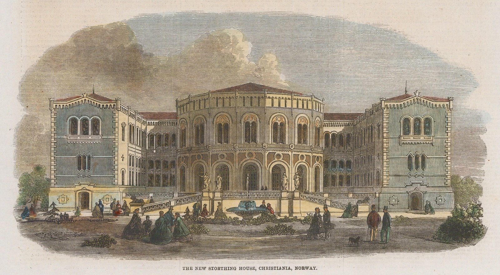 Illustrated London News (ILN), Norway - Oslo, Storting building, 1861